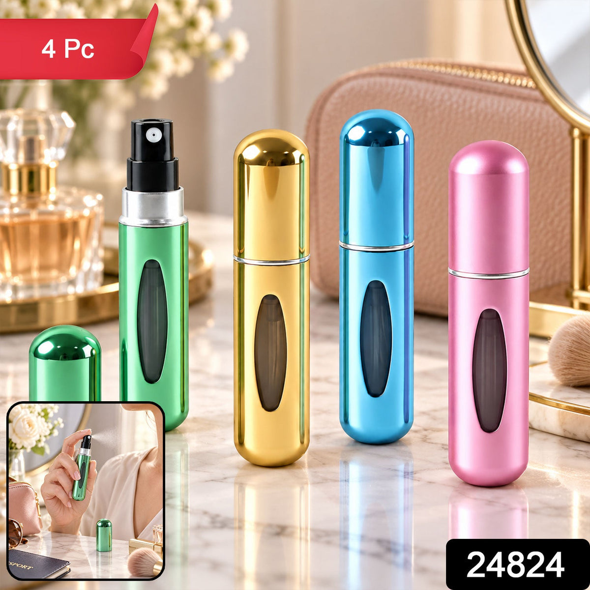 Perfume spray bottles pack