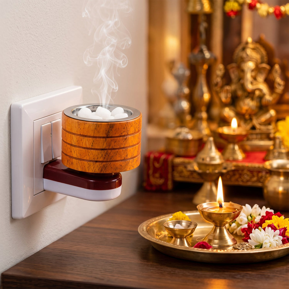 Camphor burner aarti pooja
