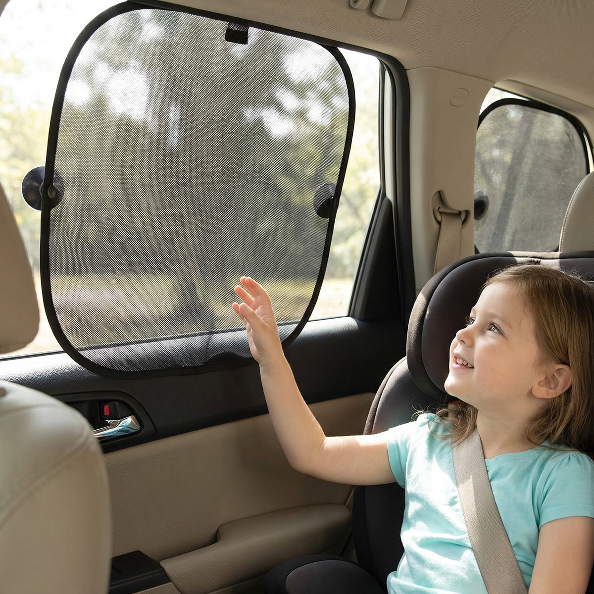 Car sunshade lifestyle image