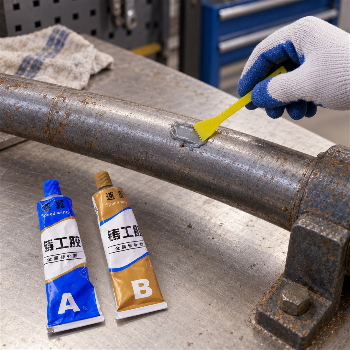 A B Metal Repair Epoxy Glue