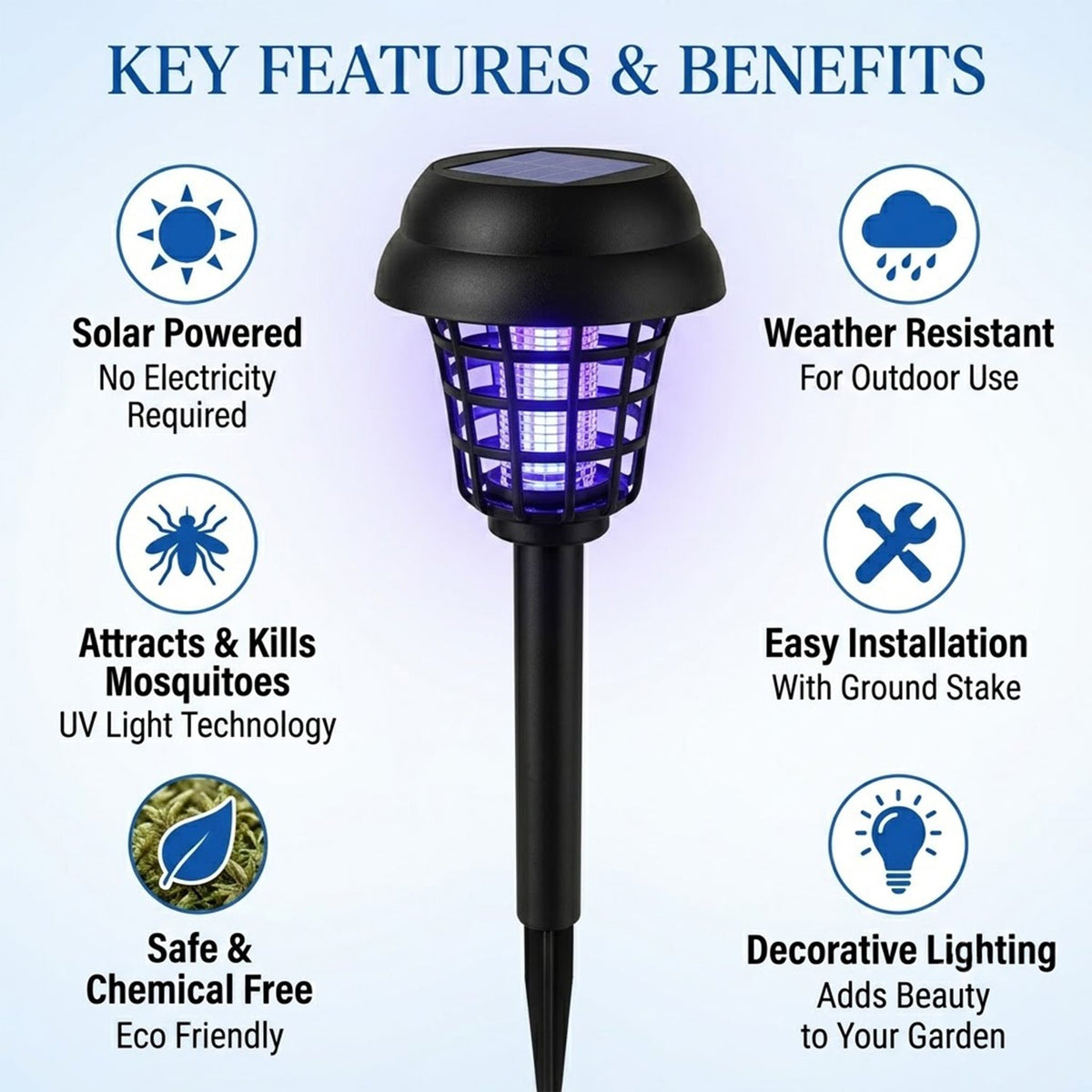 Solar Panel Bug Zapper
