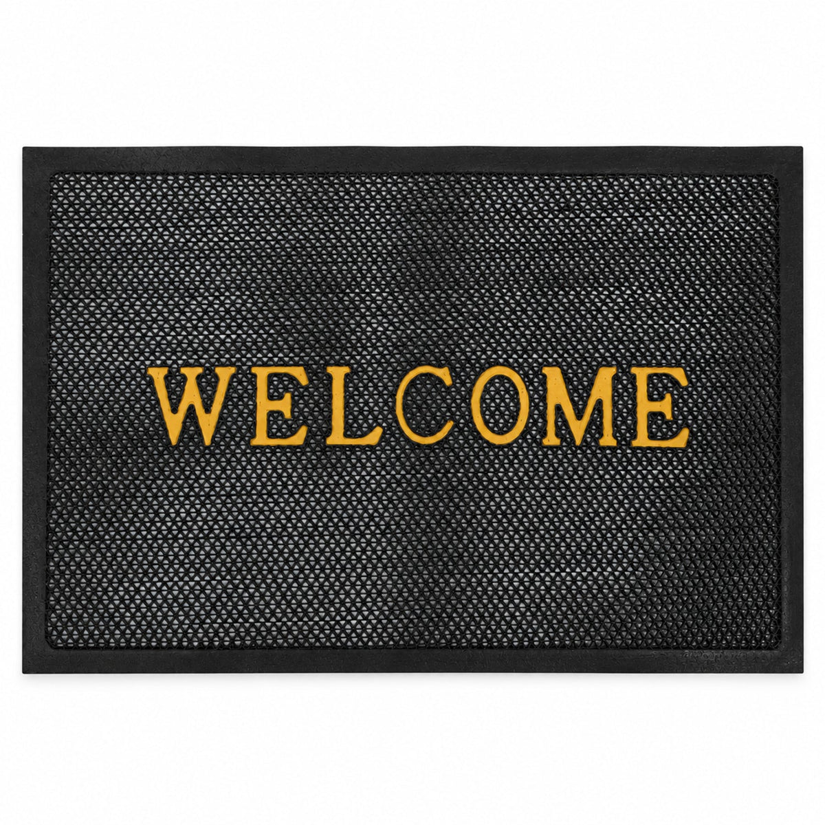 Top down view of the Welcome Door Mat design