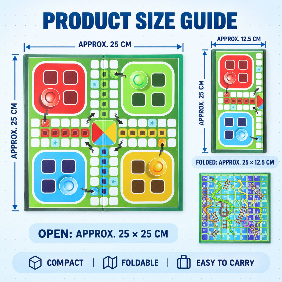 Board game size guide