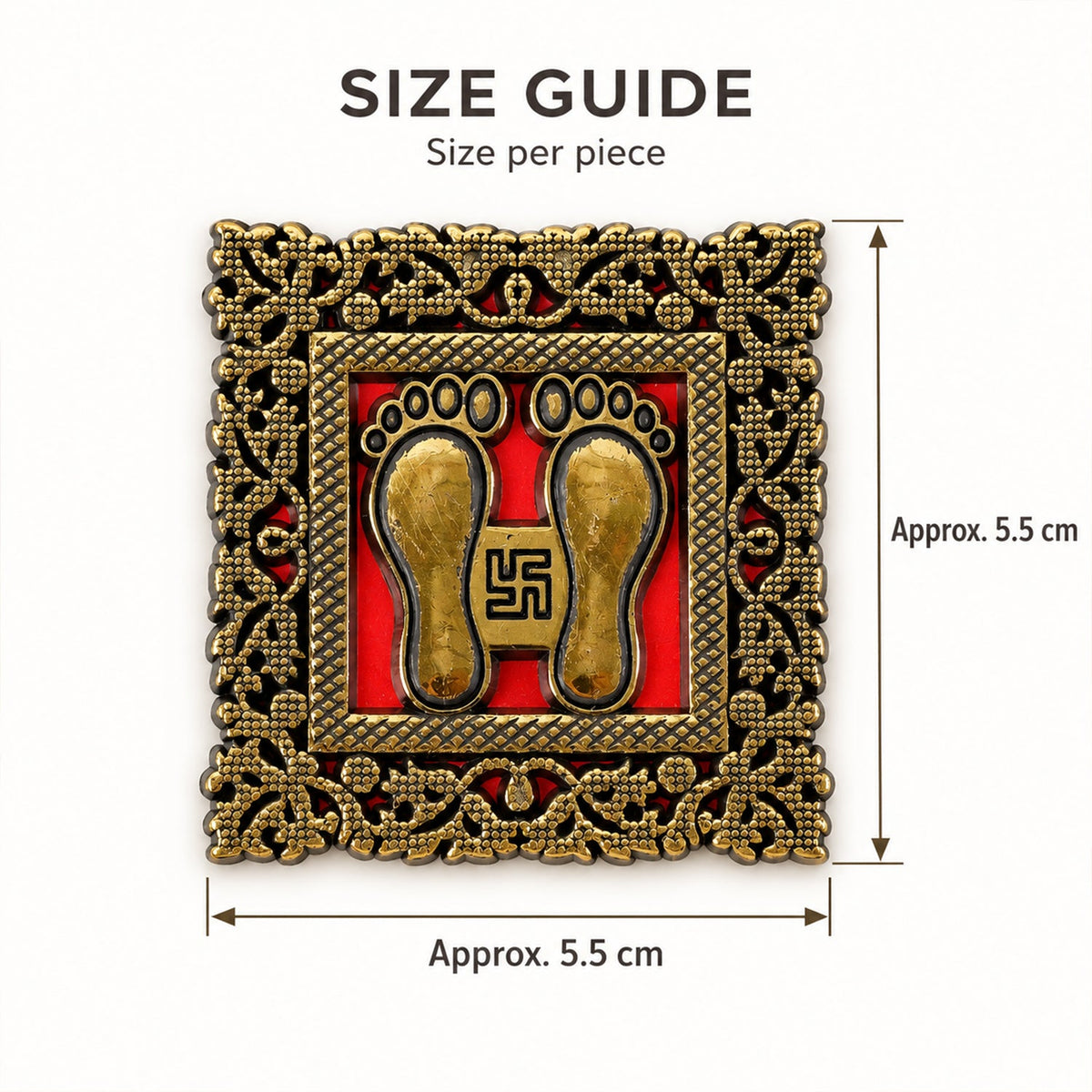 Decorative Lakshmi Footprint Frame