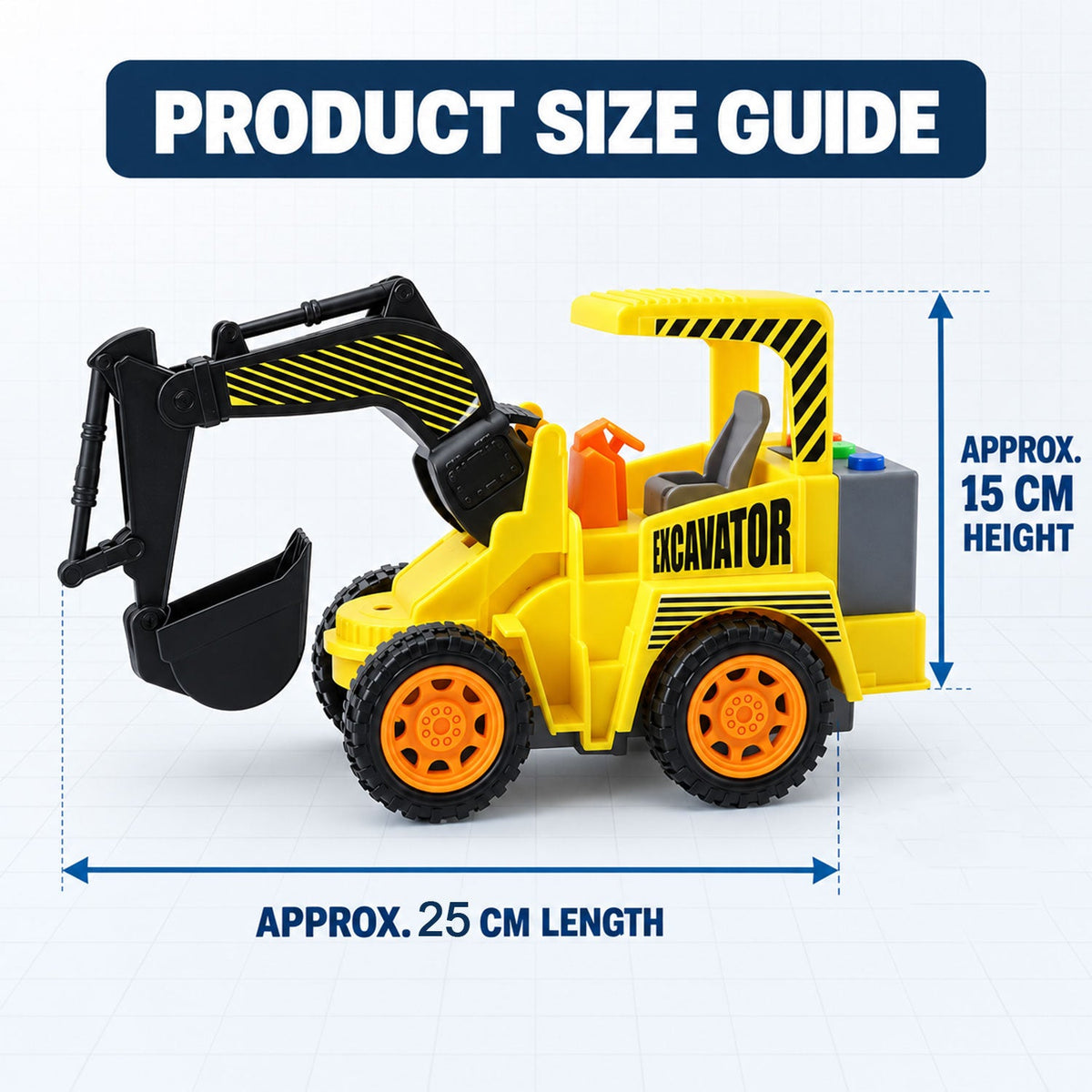Yellow Construction Loader Toy Truck