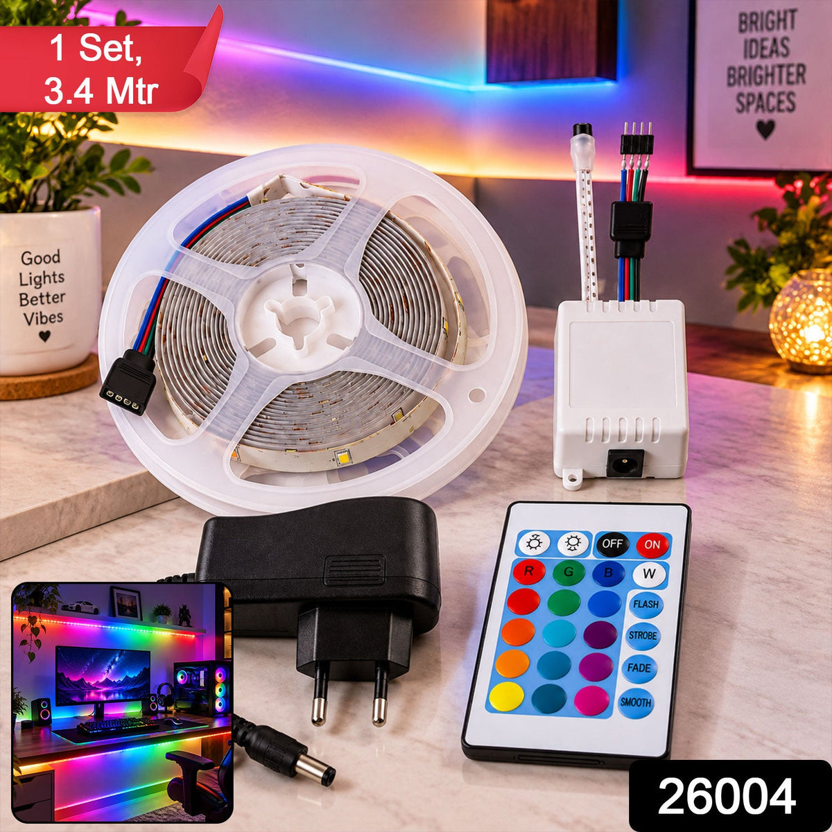 LED strip light pack