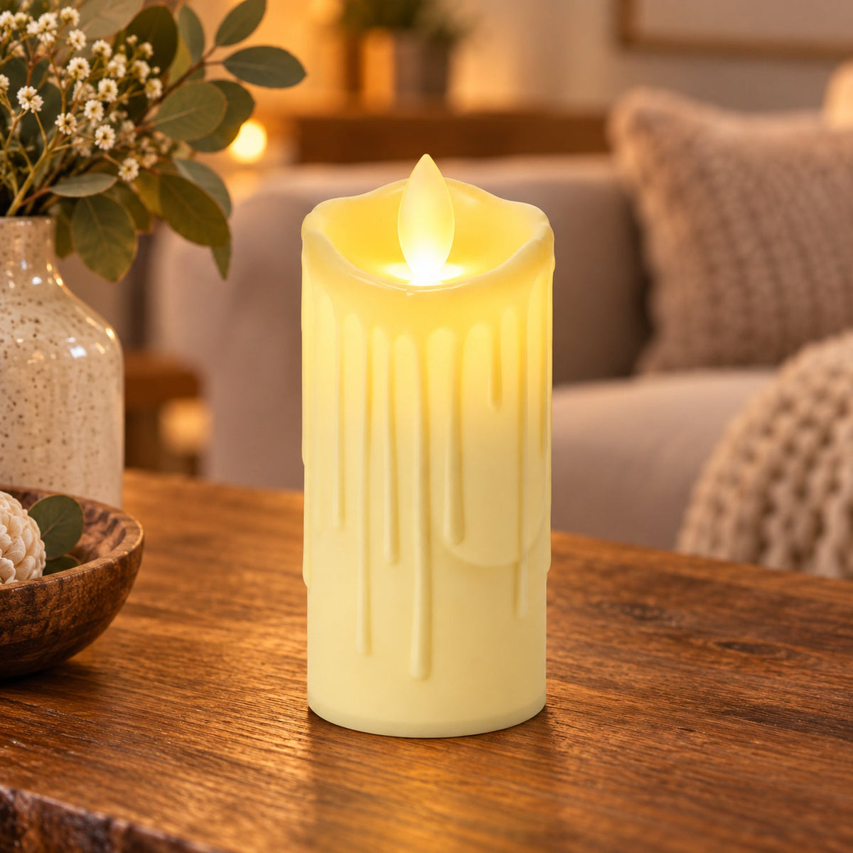 LED candle set view