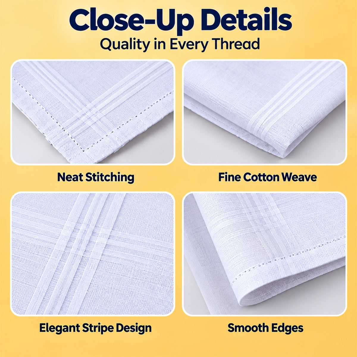 Mens soft cotton handkerchief rumal view 02