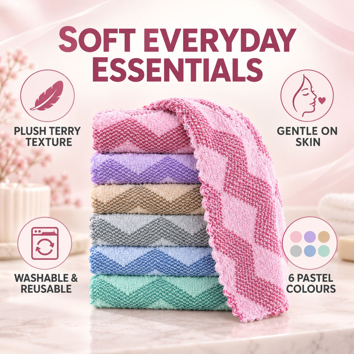 Rumal cotton hanky women daily