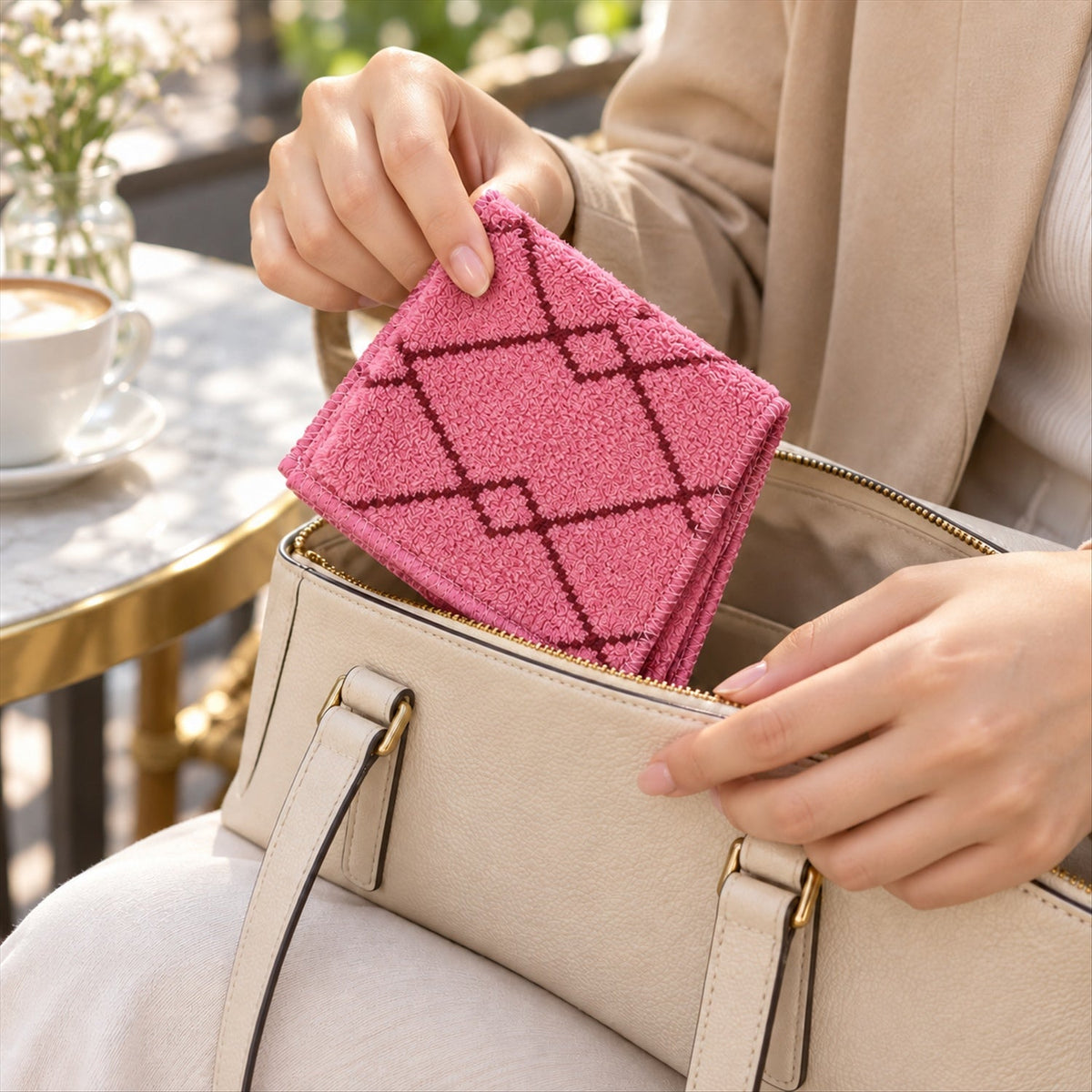 Handkerchief fabric detail