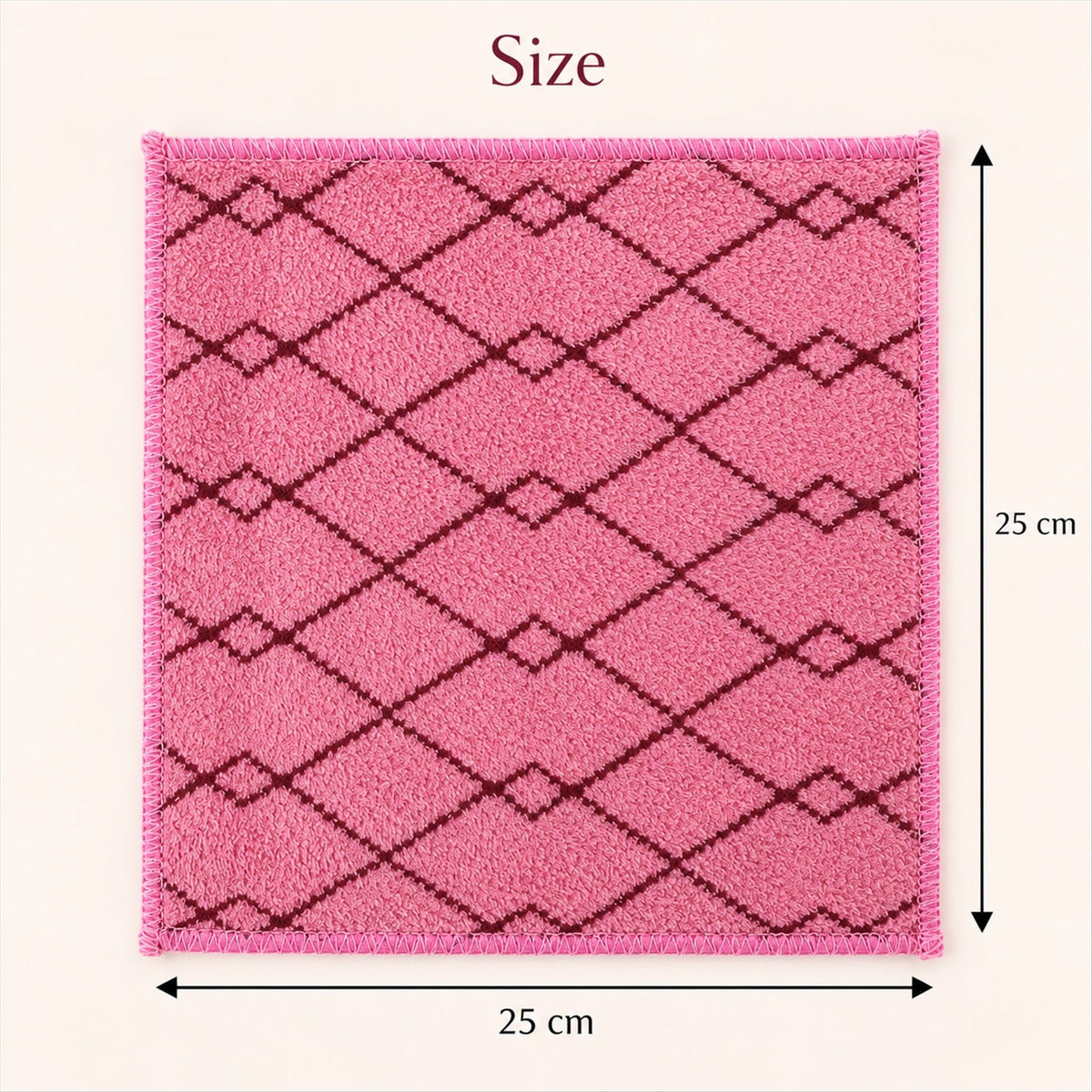 Handkerchief size 25x25cm