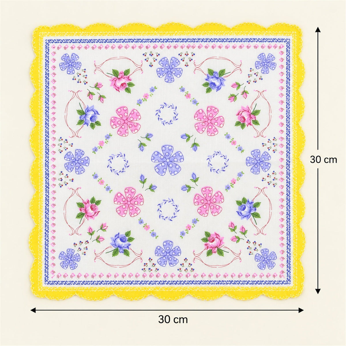 Handkerchief size 30x30cm