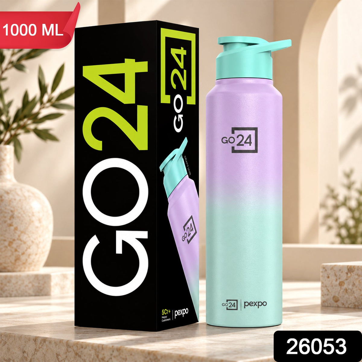 Steel water bottle pack