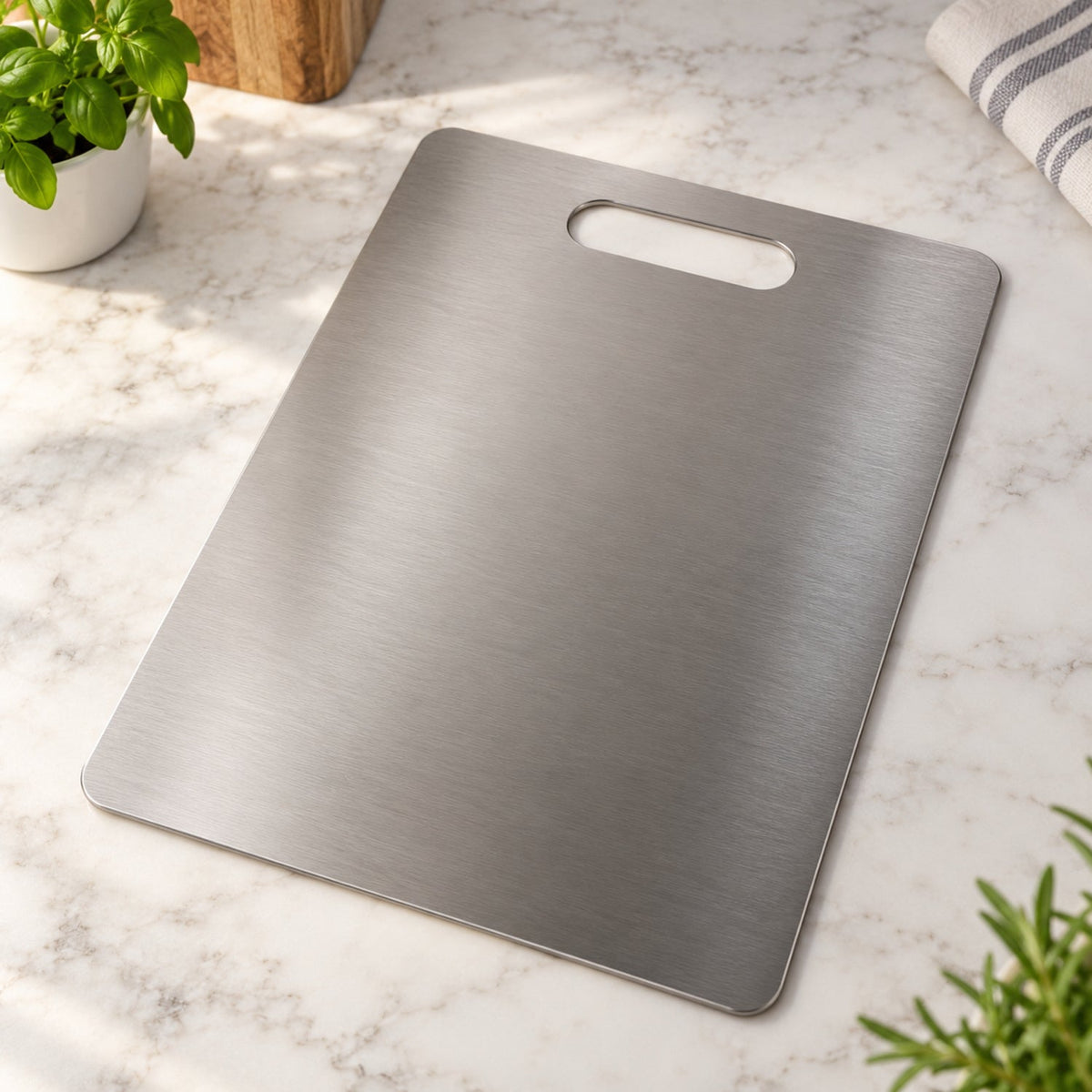 Chopping board edge detail