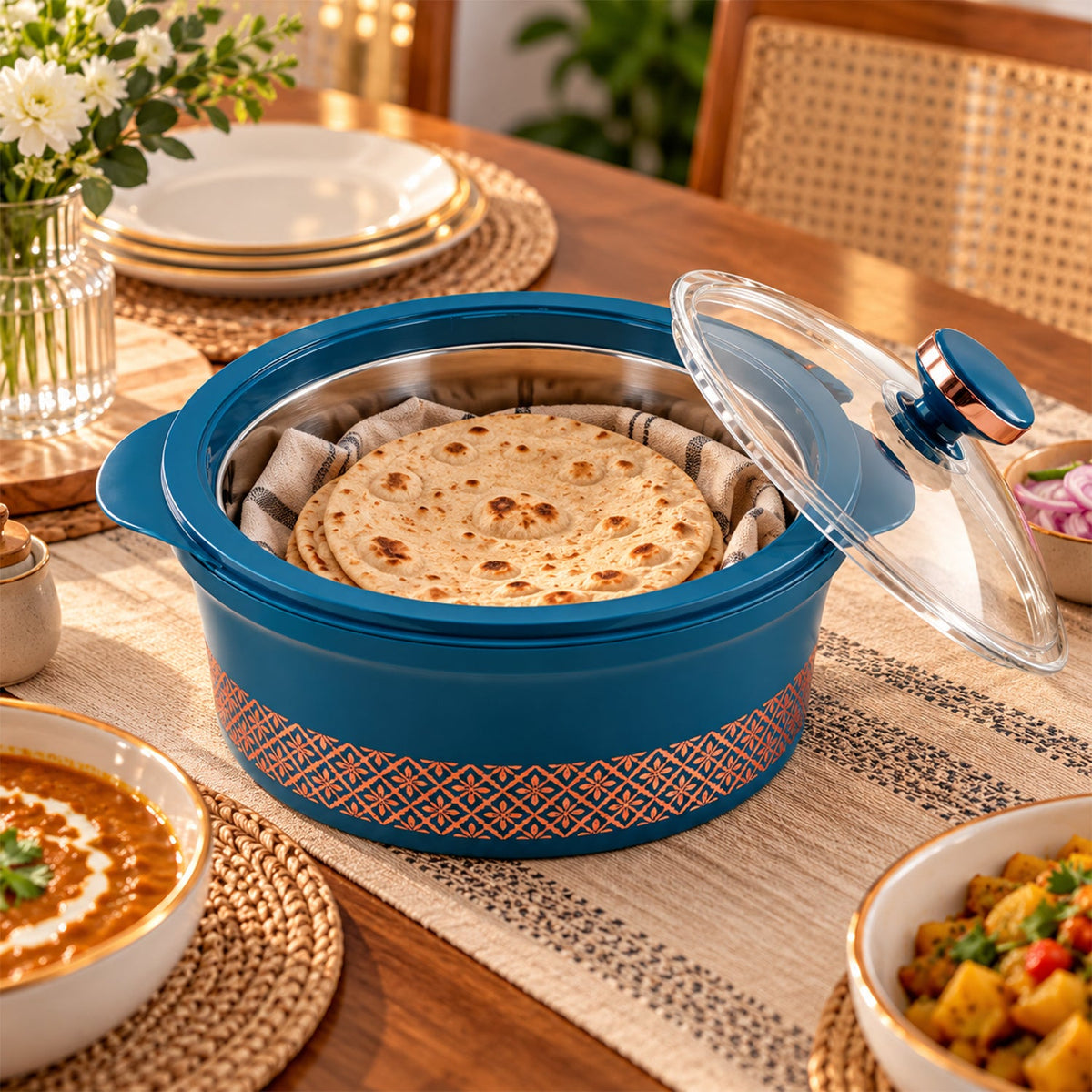 Crystal casserole white bg