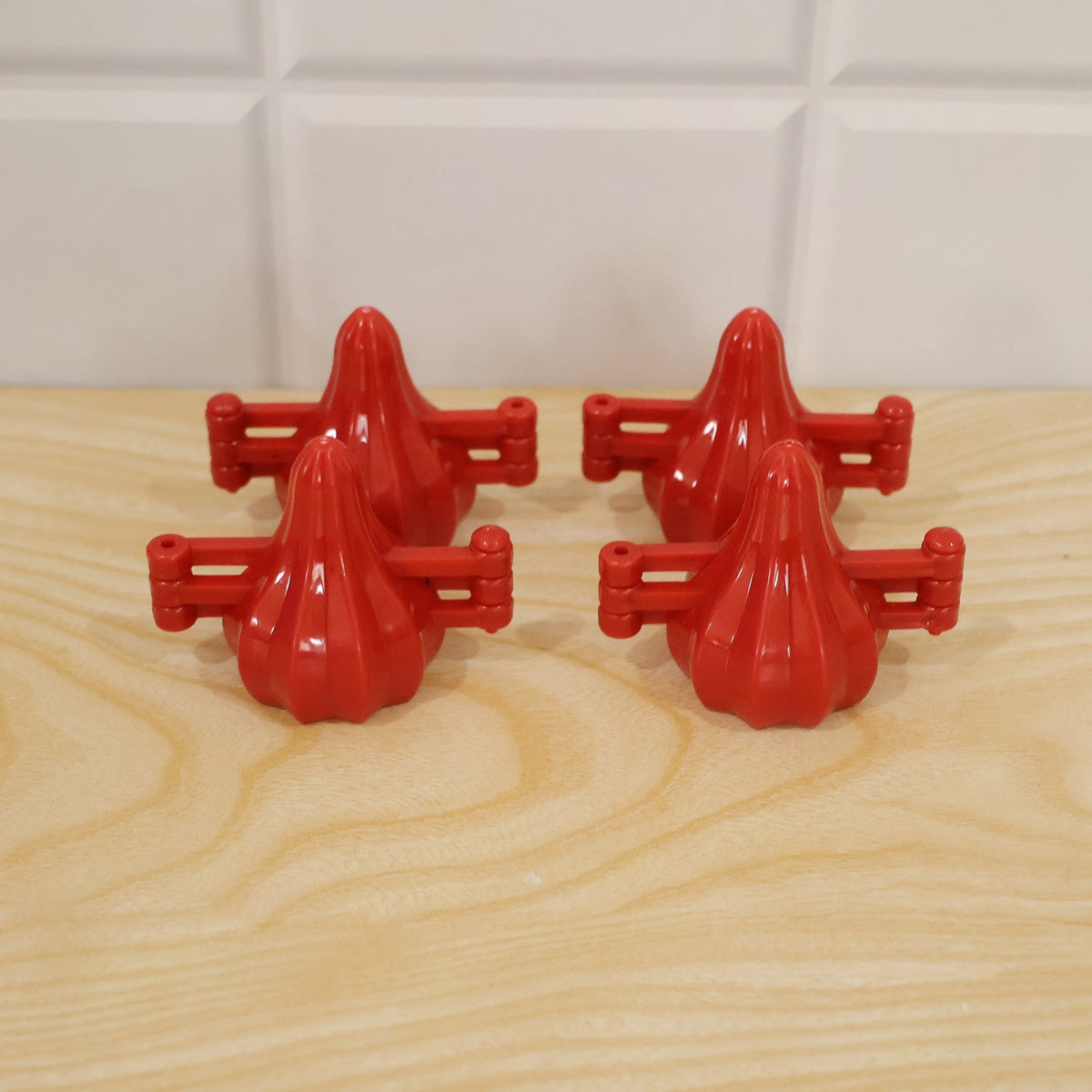 Red Plastic Modak Maker Moulds