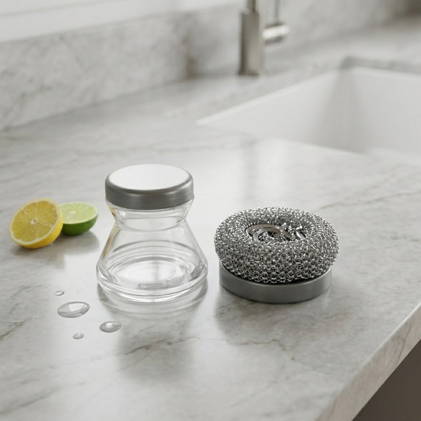 Liquid Dispensing Dish Cleaning Brush 1 Pc