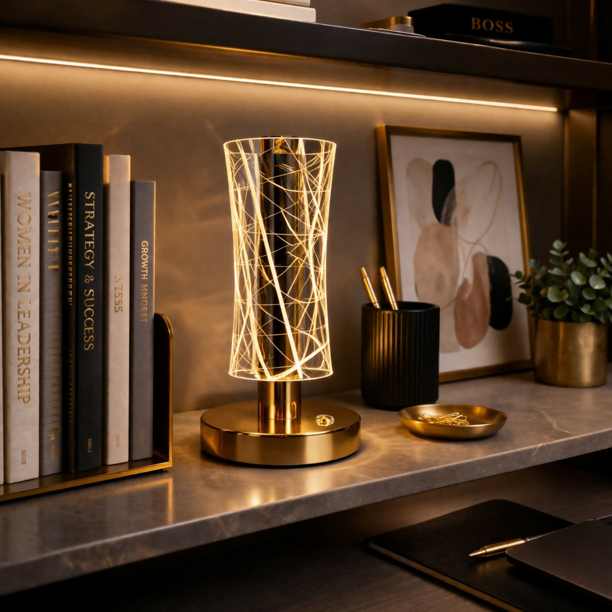 Modern LED Table Lamp with Decorative Light for Bedroom & Living Room
