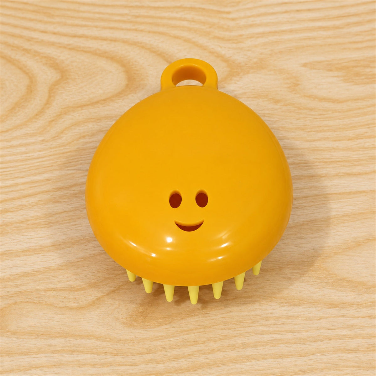 Scalp Massage Shampoo Brush with Smiley Design for Hair Washing (1 Pc)