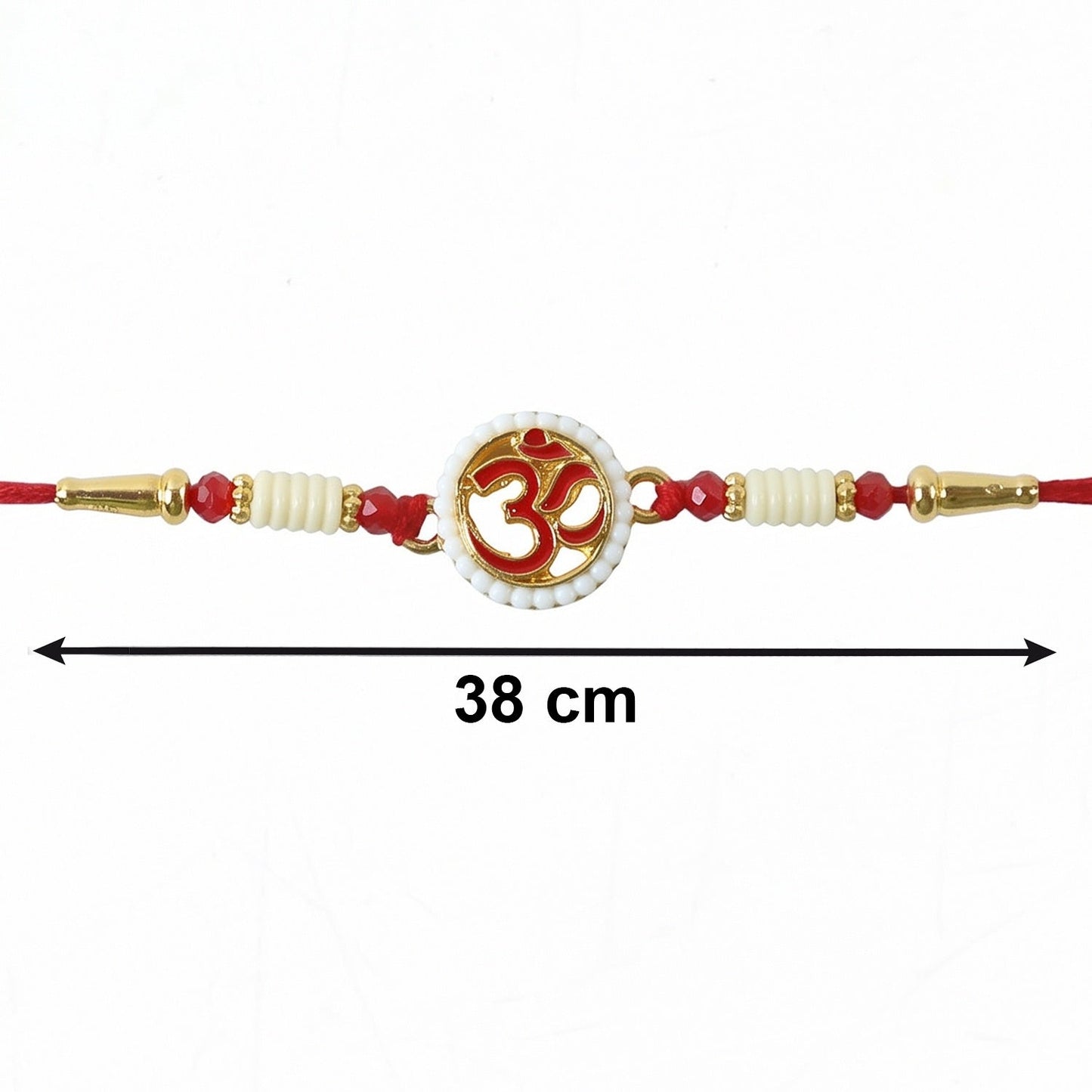 Elegant OM symbol Rakhi suitable for Raksha Bandhan celebrations