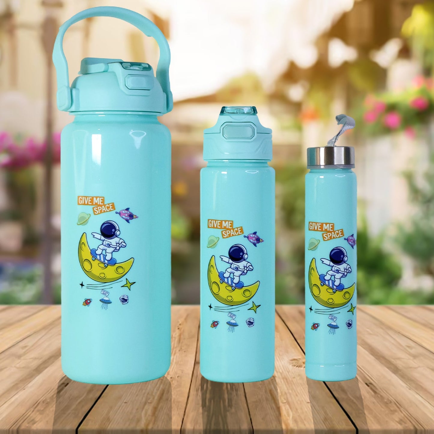 Premium Water Bottles 2000ml + 900ml + 300ml - (Set)