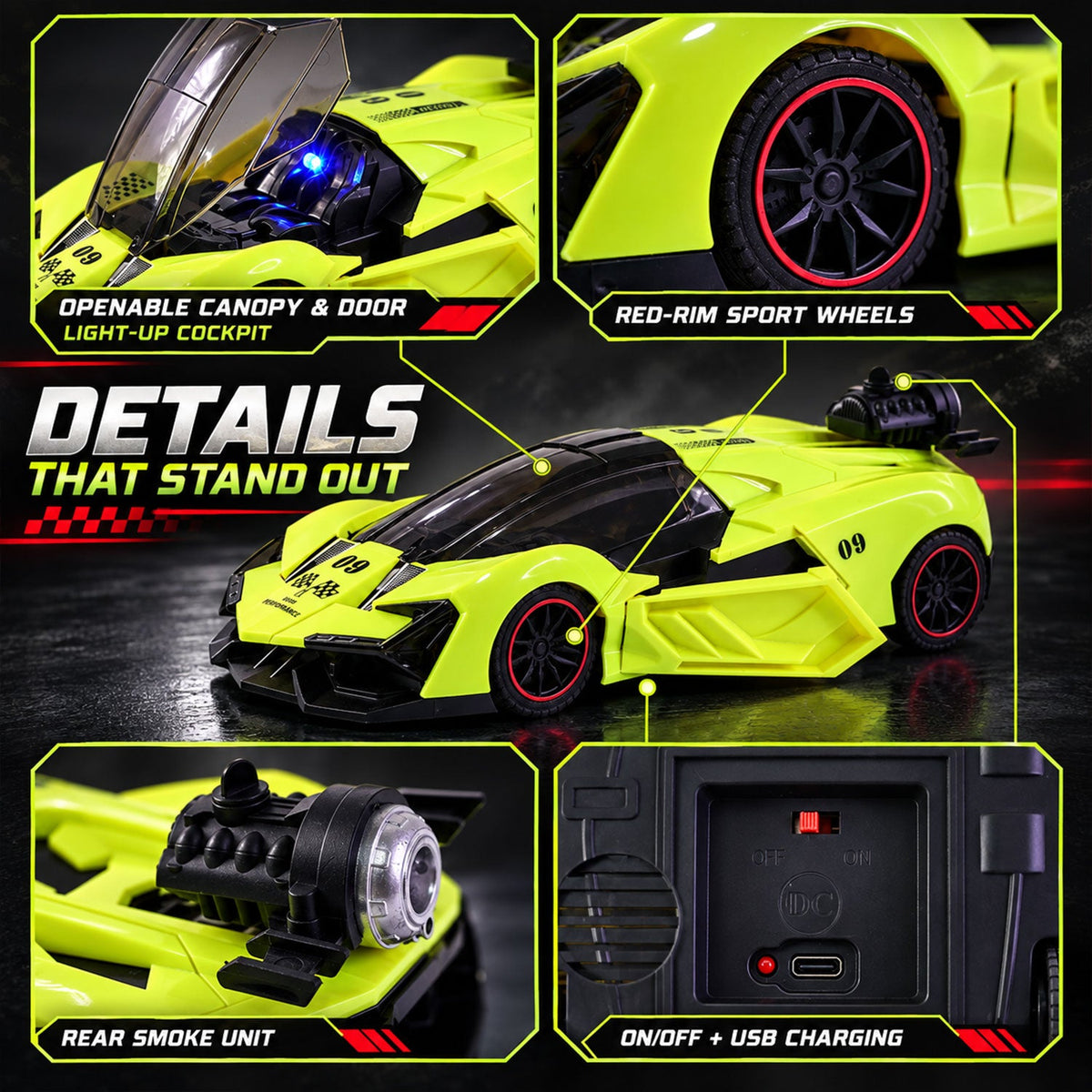 RC car feature view
