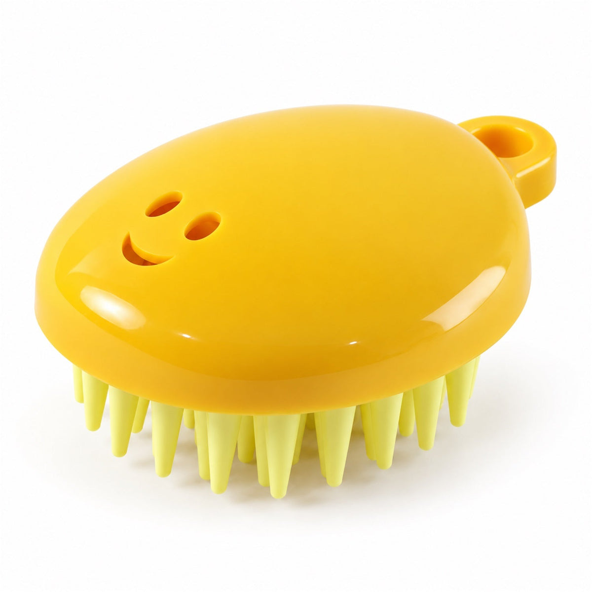 Scalp Massage Shampoo Brush with Smiley Design for Hair Washing (1 Pc)