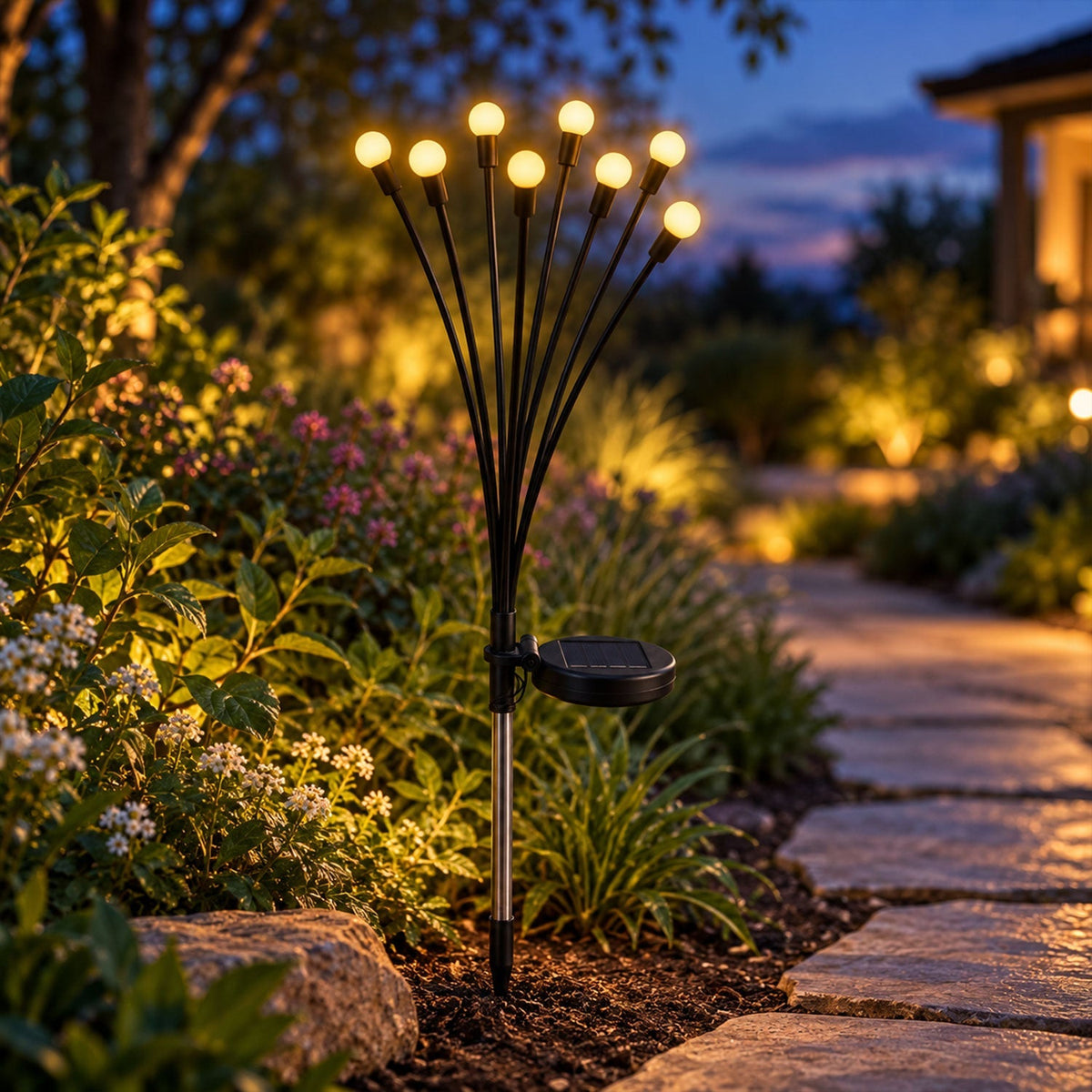 Warm Glow Multi Stem Lamp