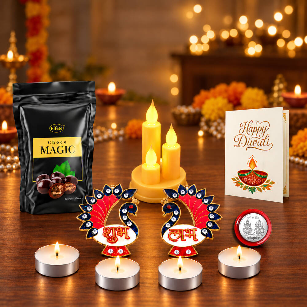 Peacock Decor Tealight Combo