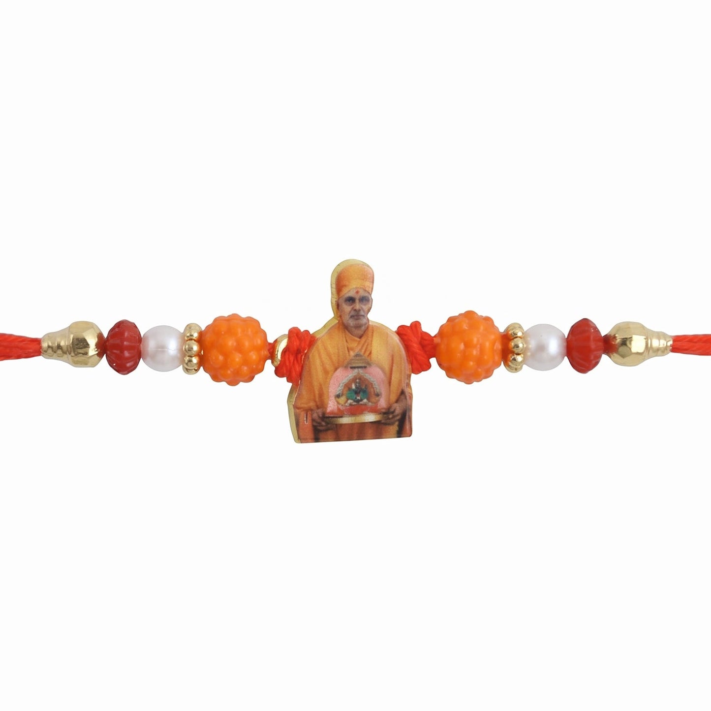 Colorful beads and soft thread Rakhi for Raksha Bandhan