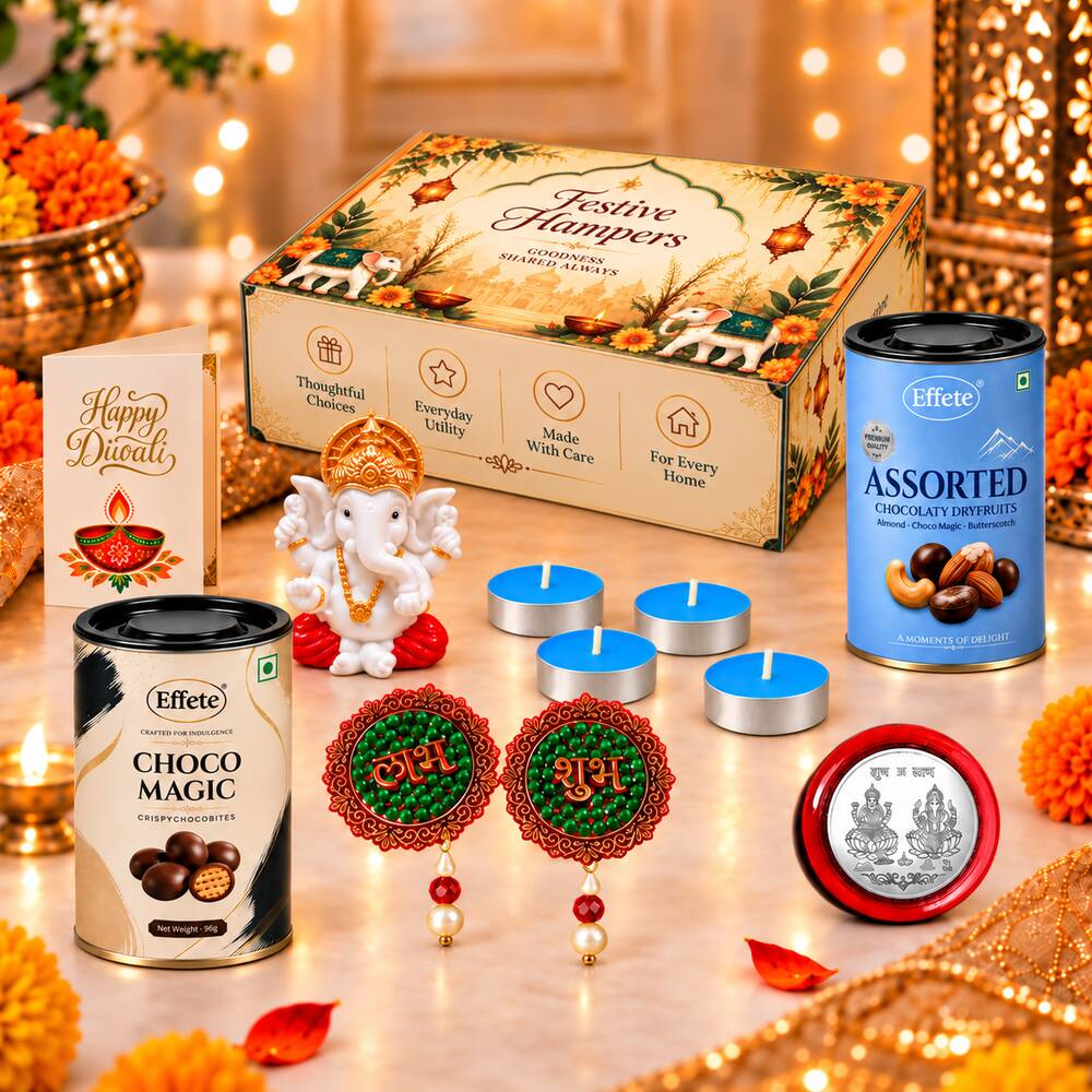 Ganesha Idol and Chocolate Set