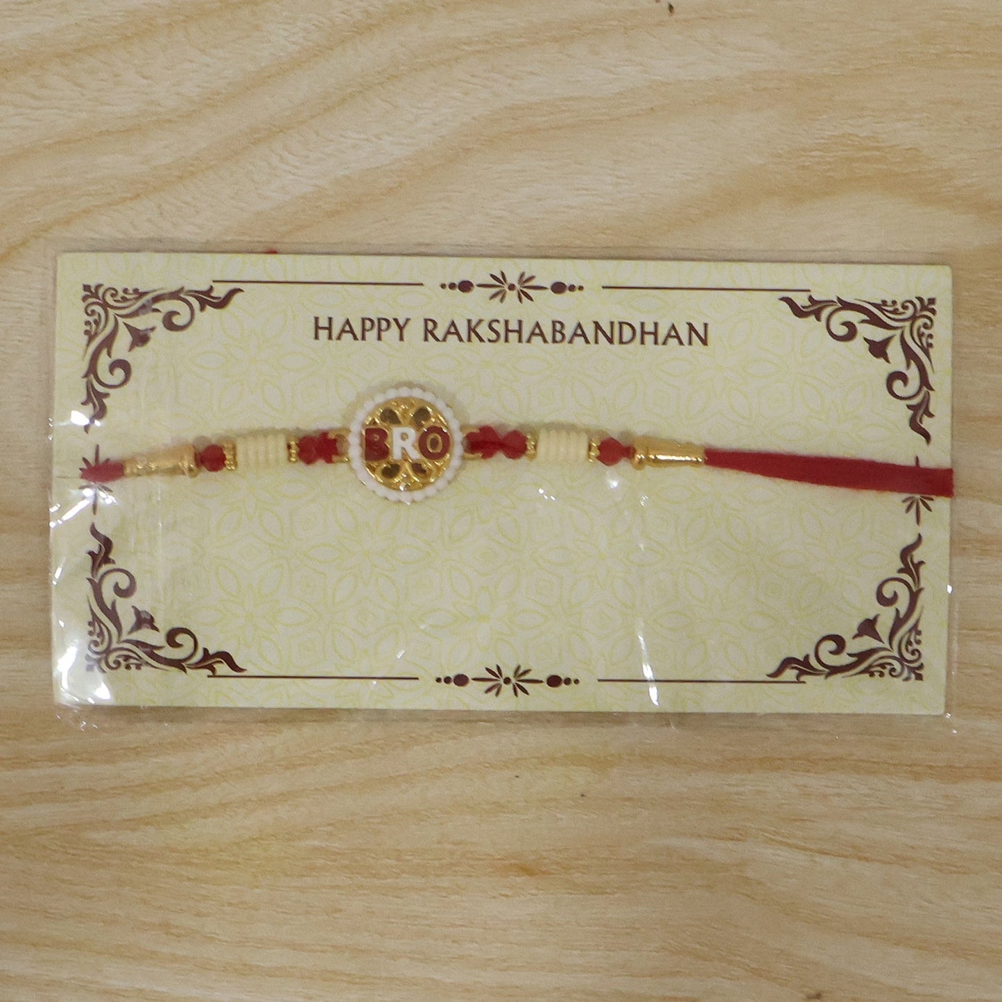 Lightweight and comfortable Bro letter Rakhi for brother