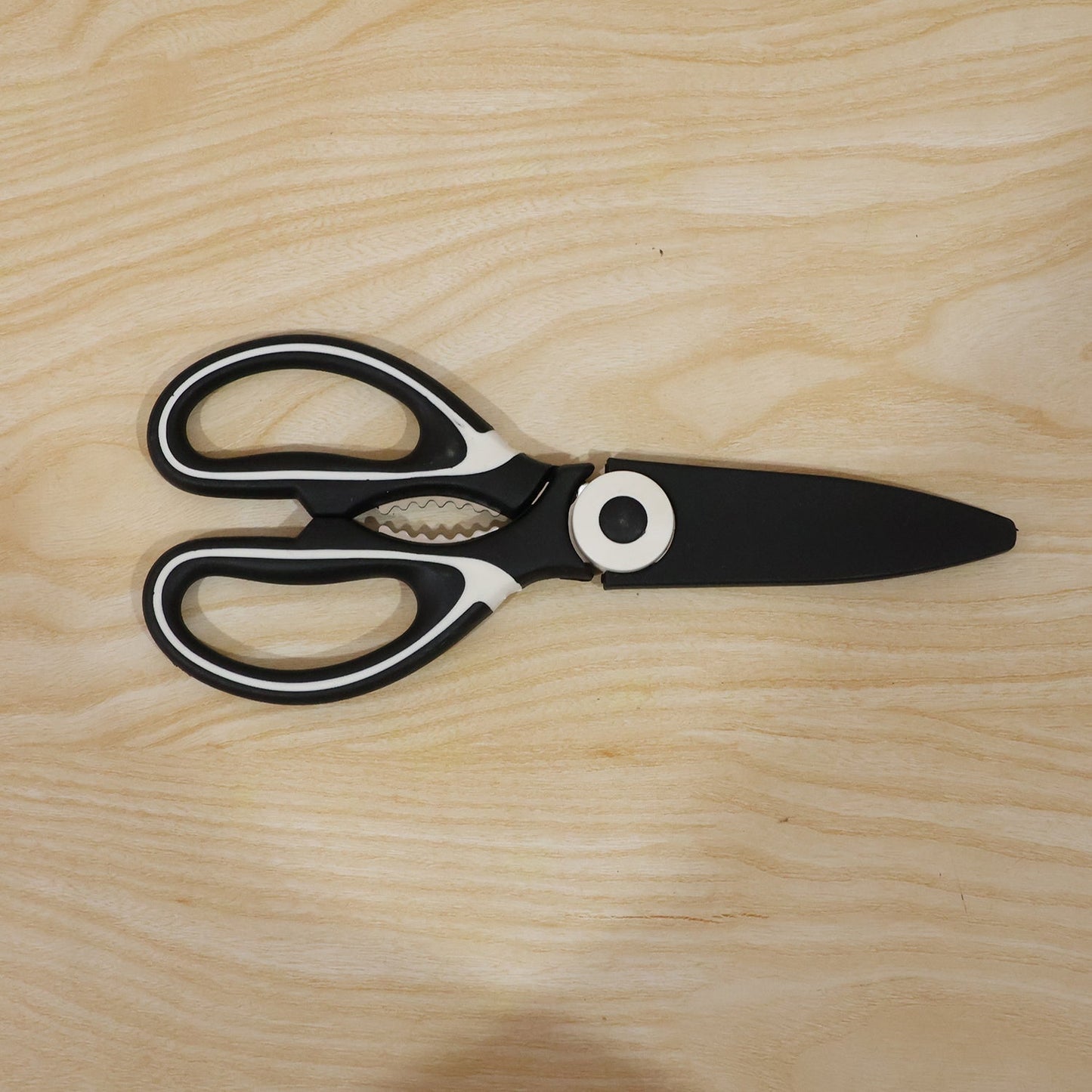 Close-up of scissor blades