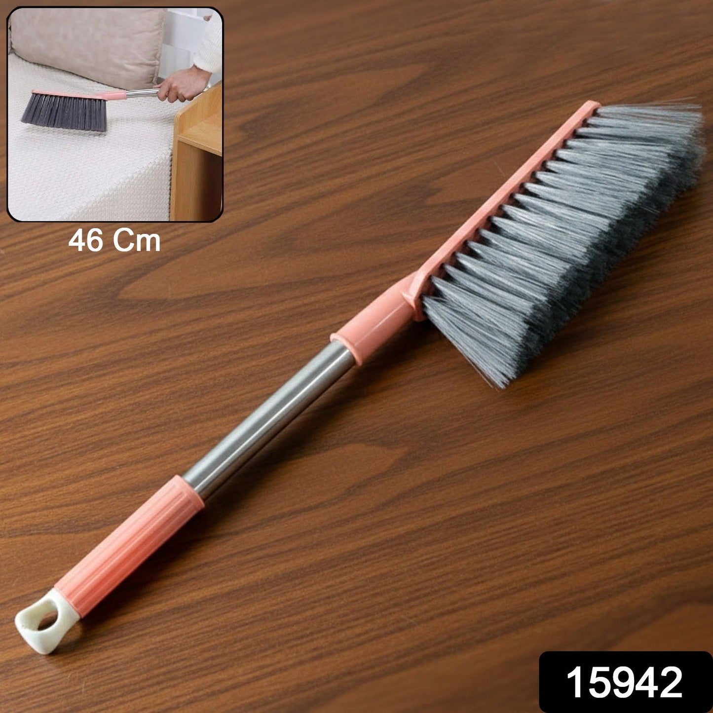 Long Handle Multipurpose Cleaning Brush (1 Pc, 46 Cm)