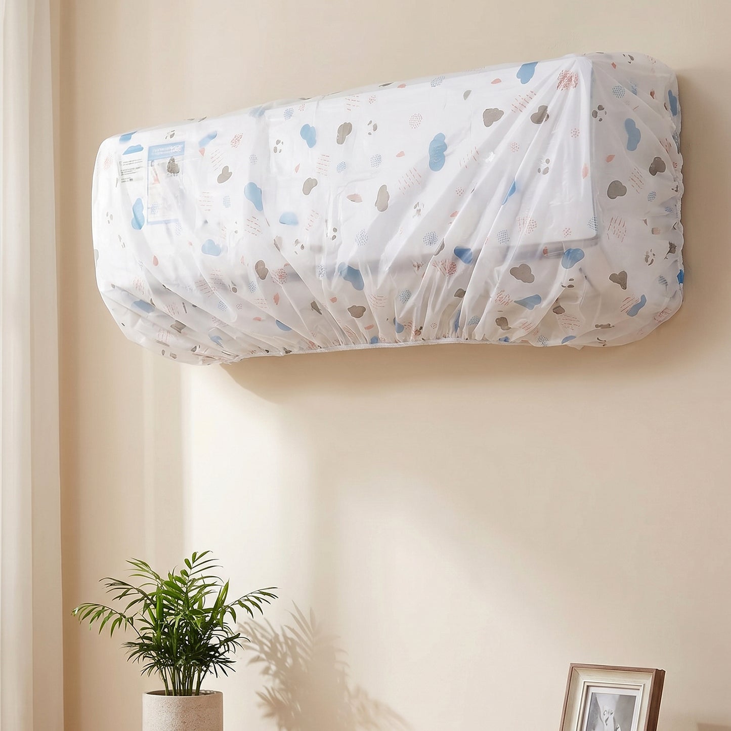 Air Conditioning Dust Cover Waterproof Folding Ac Cover