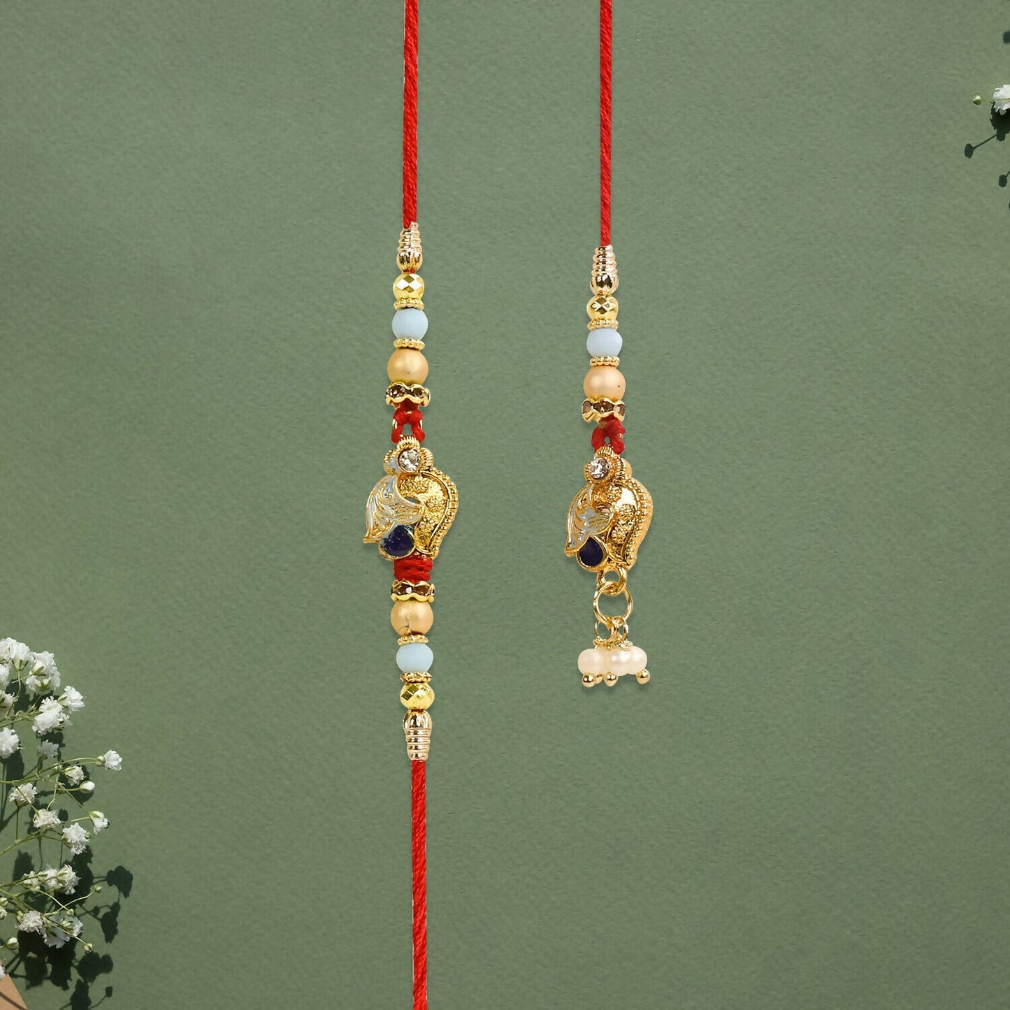 Complete Bhaiya Bhabhi Rakhi surprise couple pack ready for gift giving in Raksha Bandhan festival