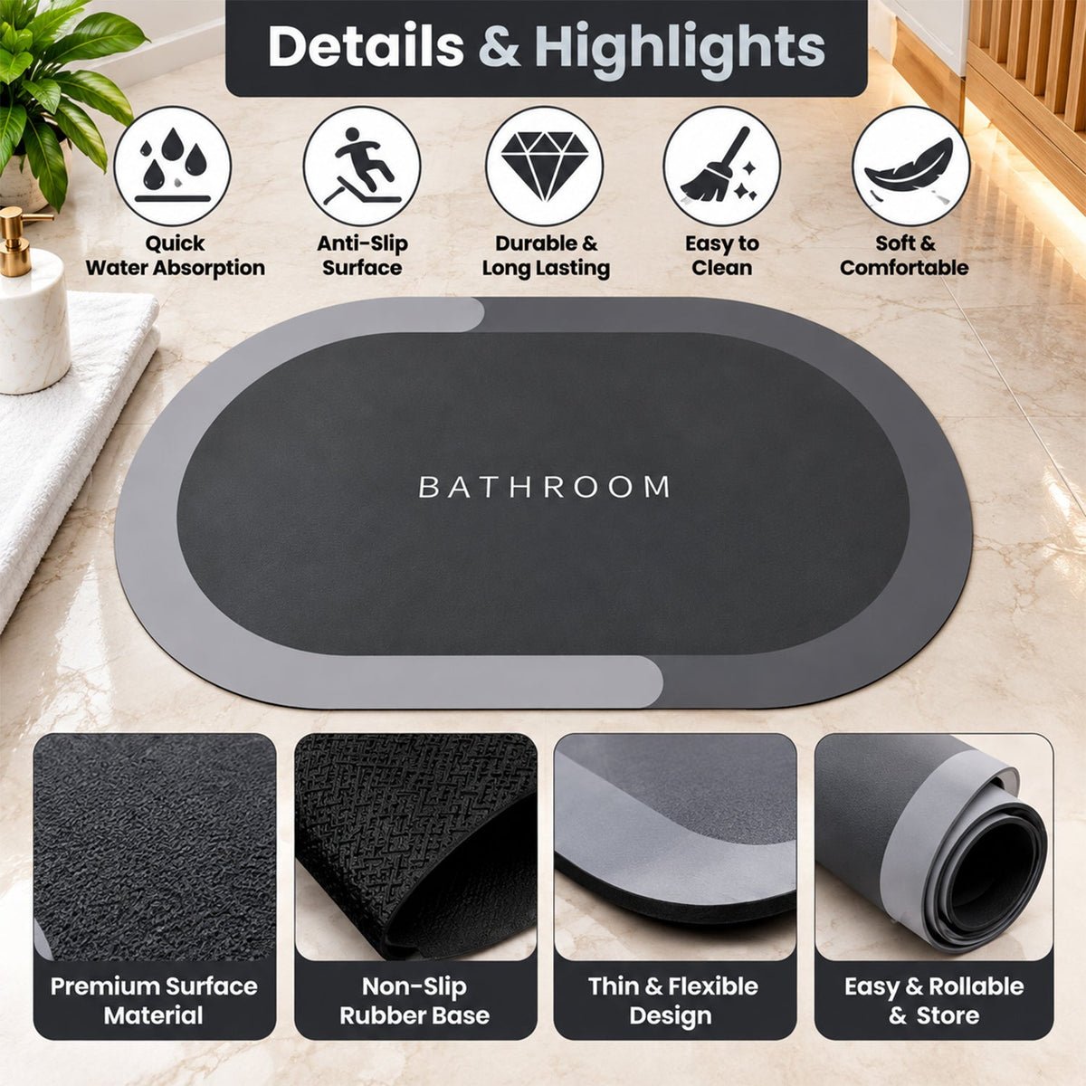 Door mat feature view