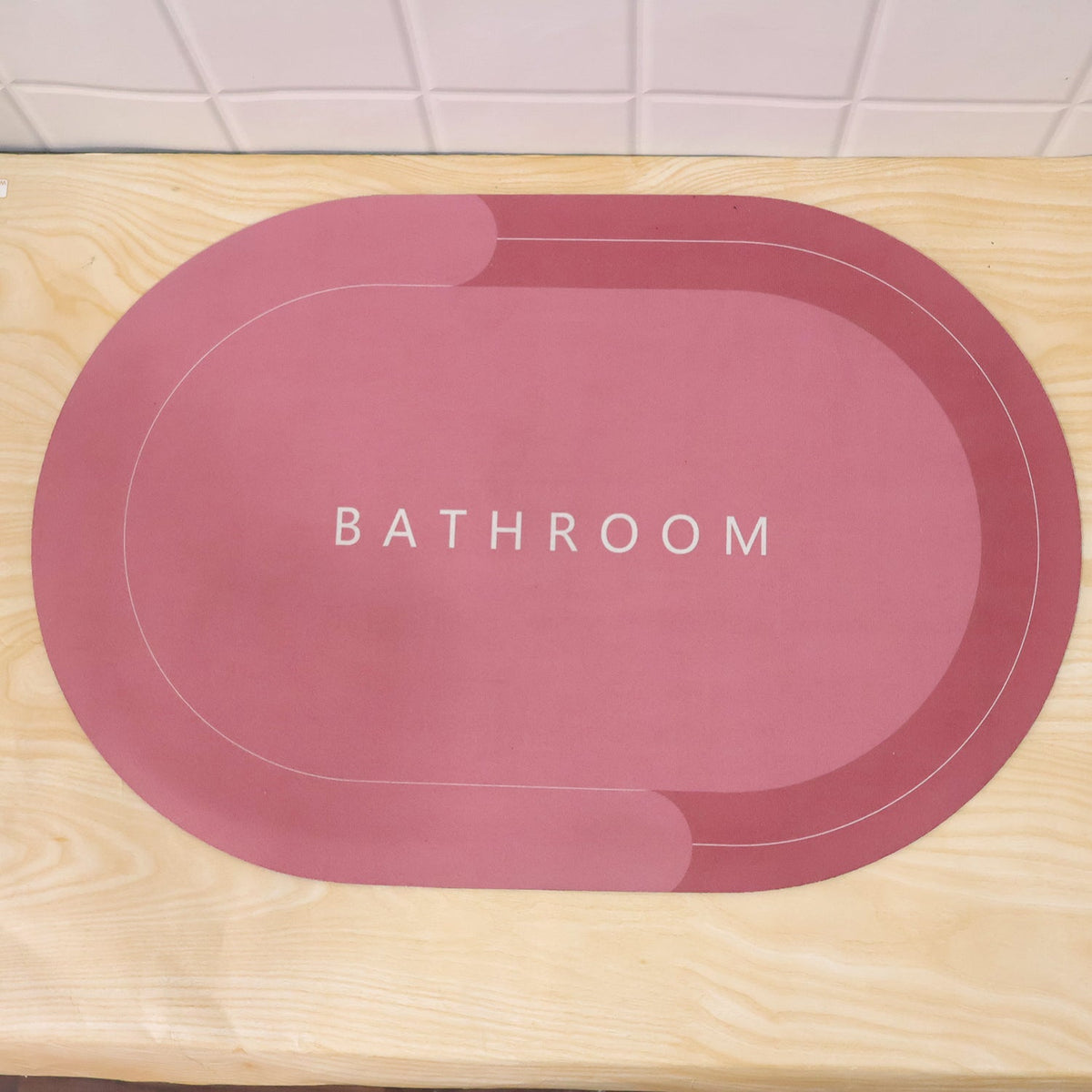 Oval bathroom rug bathroom use