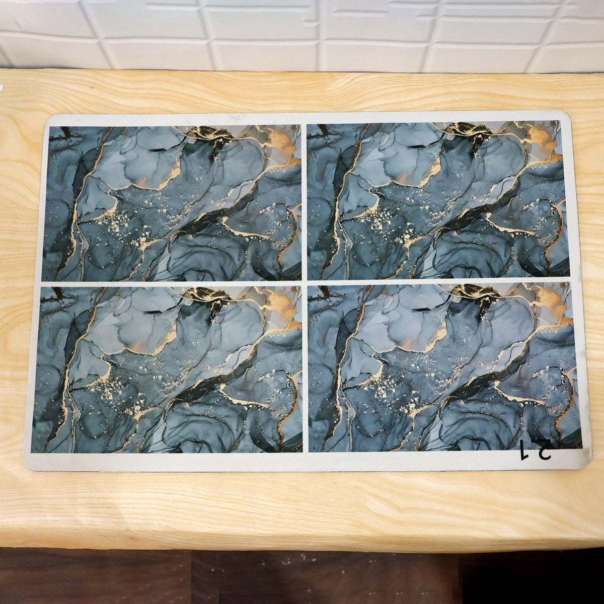 Marble bathroom mat bathroom use
