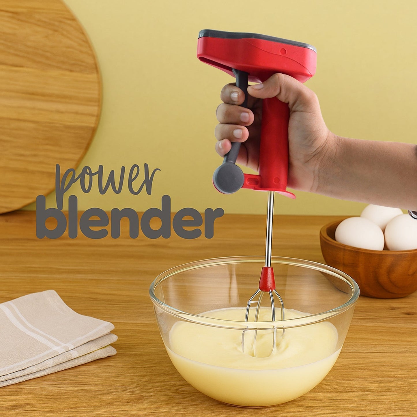 Supermom Multi-Function Power Blender for Beating, Liquidizing, and Churning