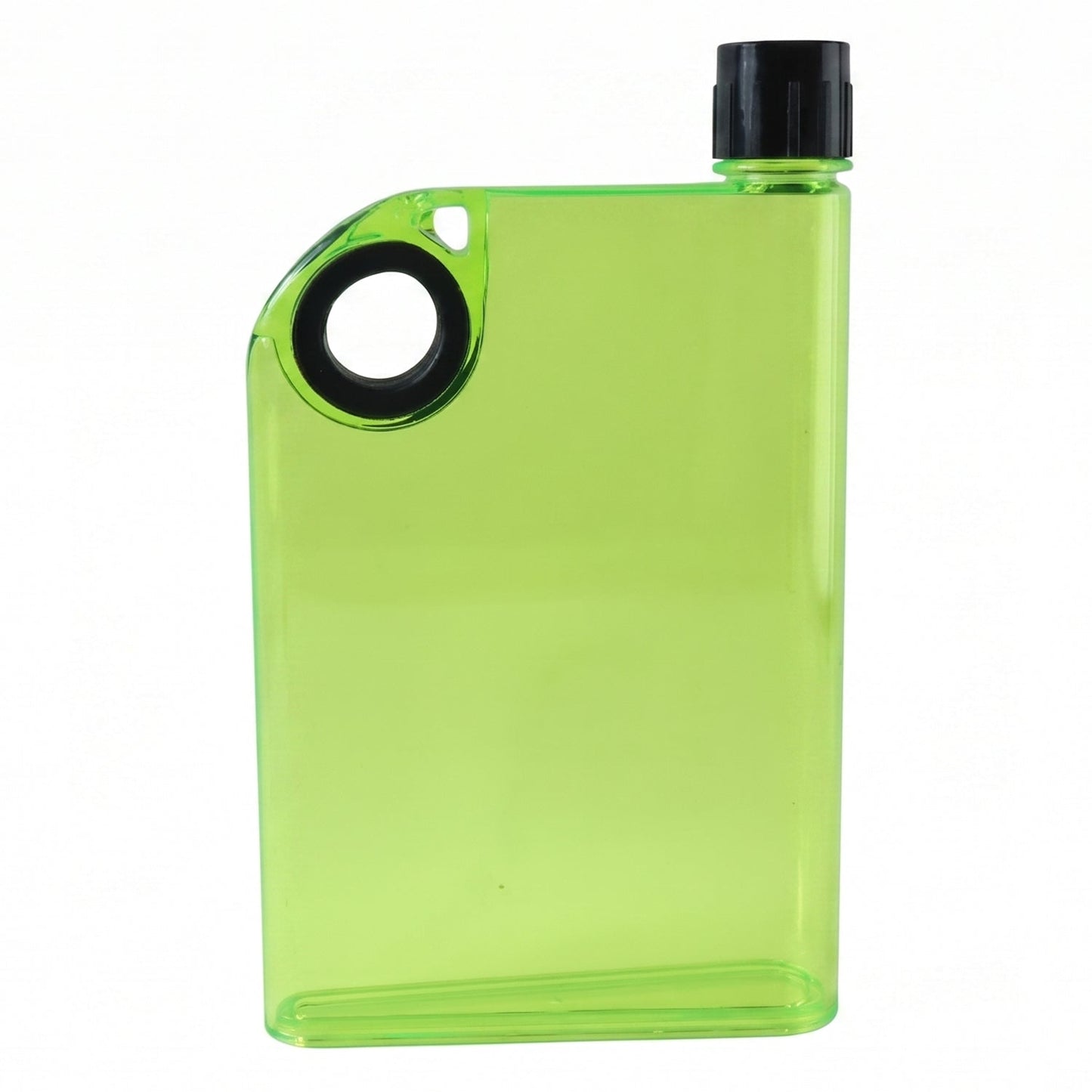 A5 Memo Notebook Shape Water Bottle 420 ML Slim Flat Portable (1 Pc)