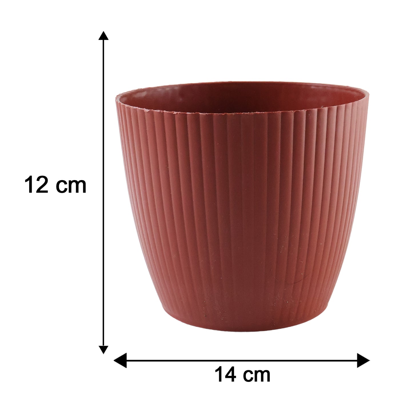 Flower Pots Round Shape For Indoor / Outdoor Gardening