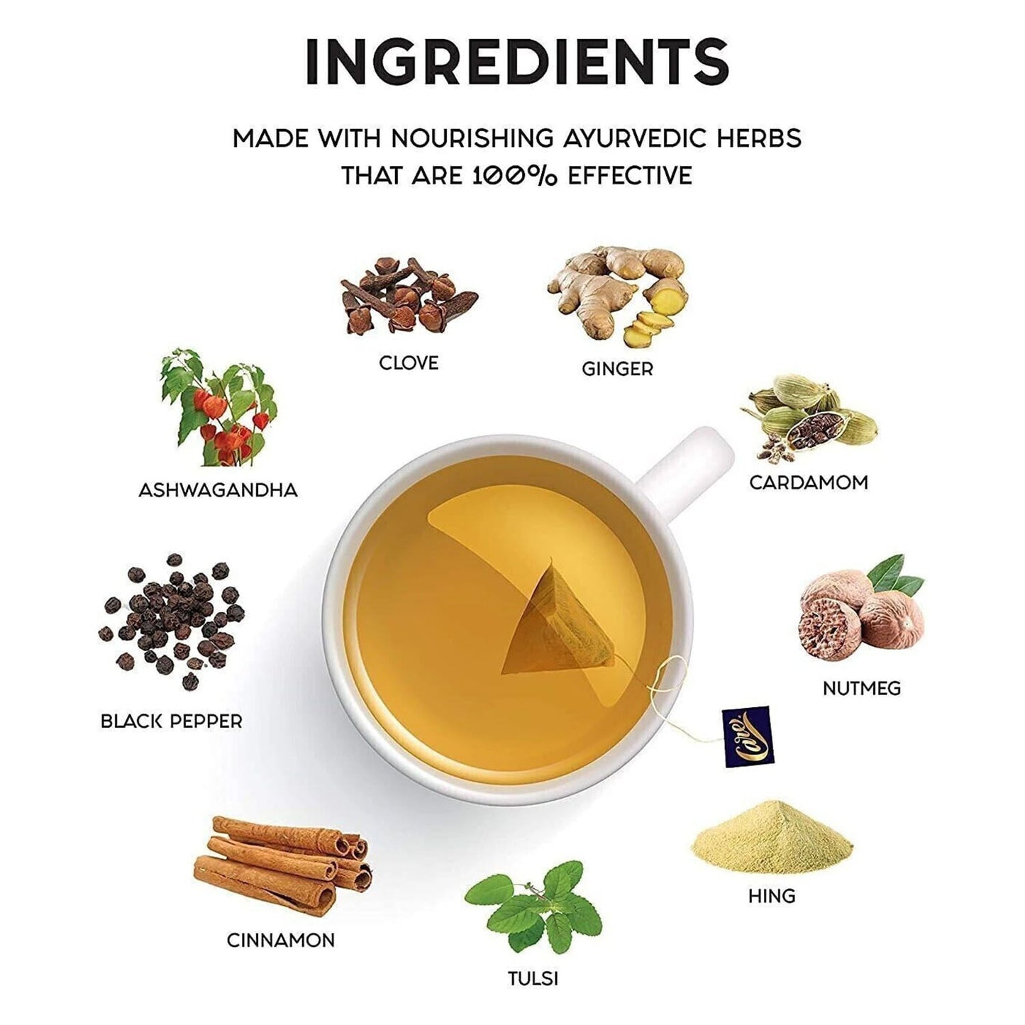 Ashwagandha Spiced Green Tea (25 Gm, 1 Set)