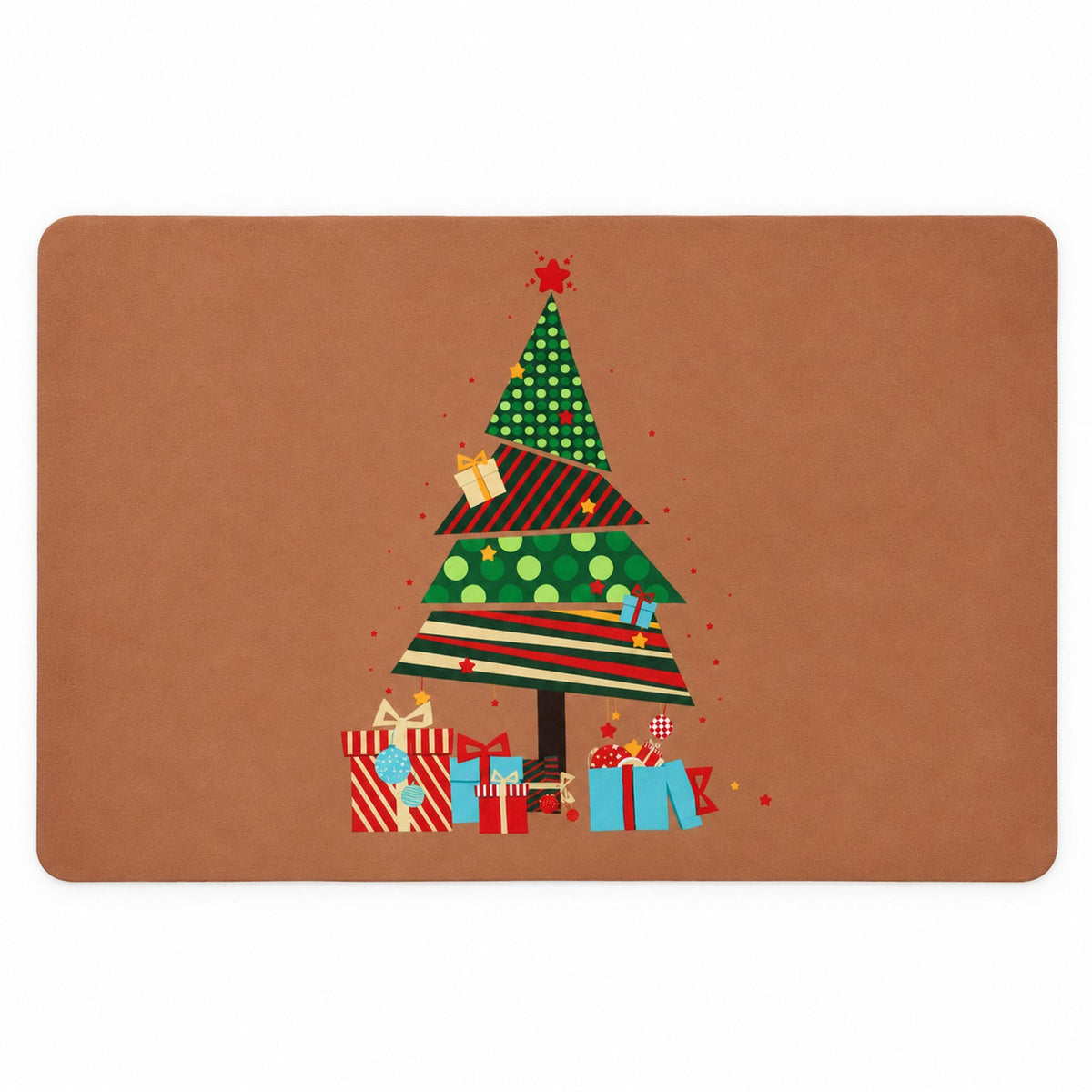 Christmas mat design view