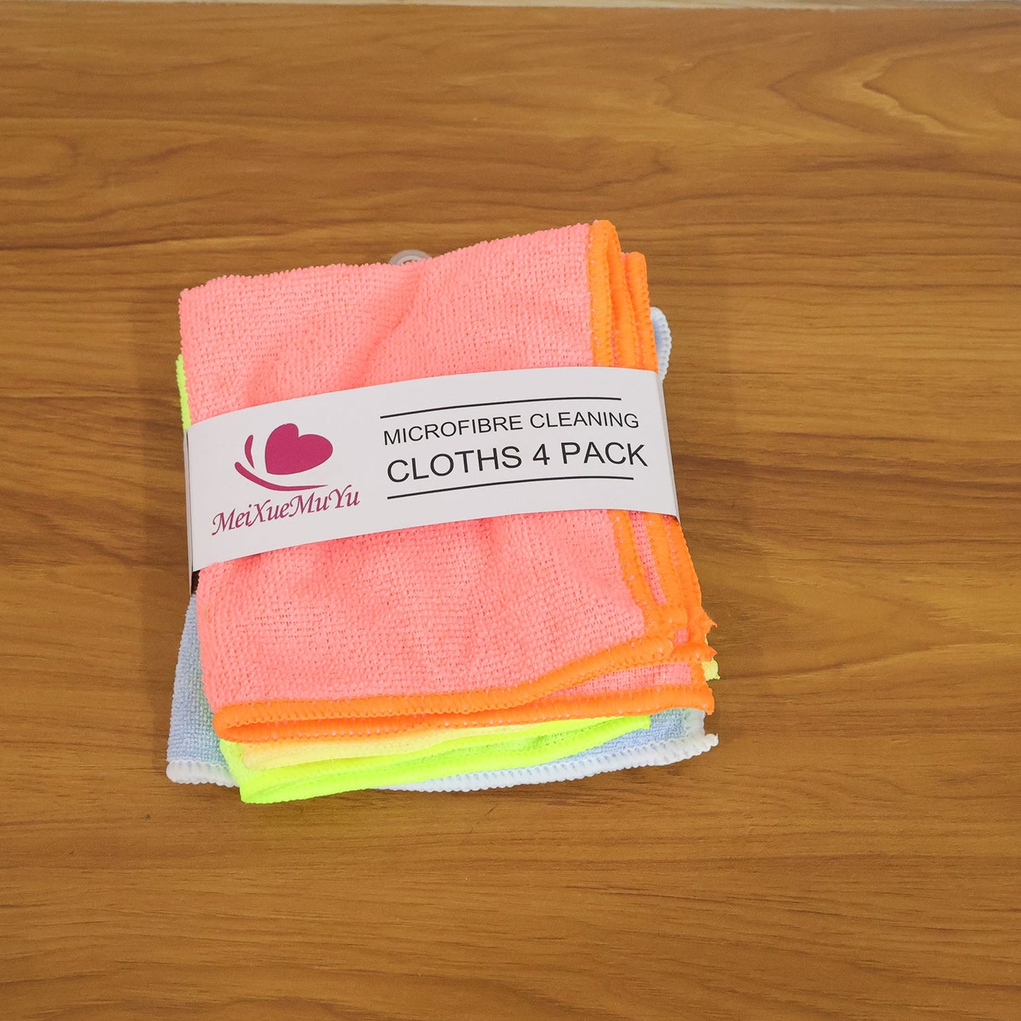 Multi-Purpose Microfiber Cleaning Cloth Set (4 Pc, 29x30 Cm)