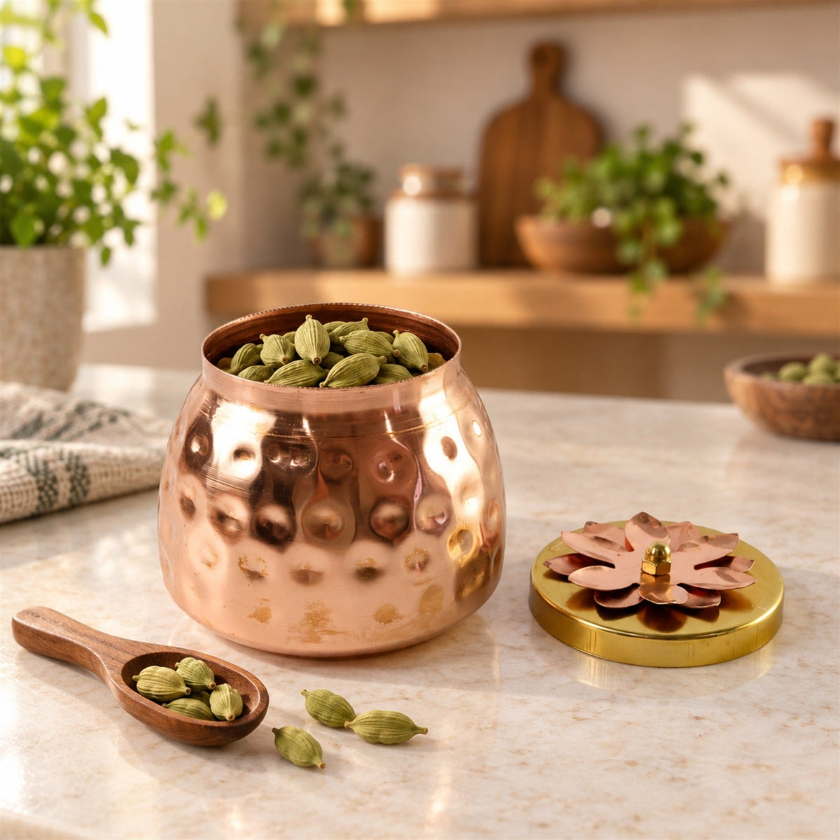 Dry fruit storage jar home decor