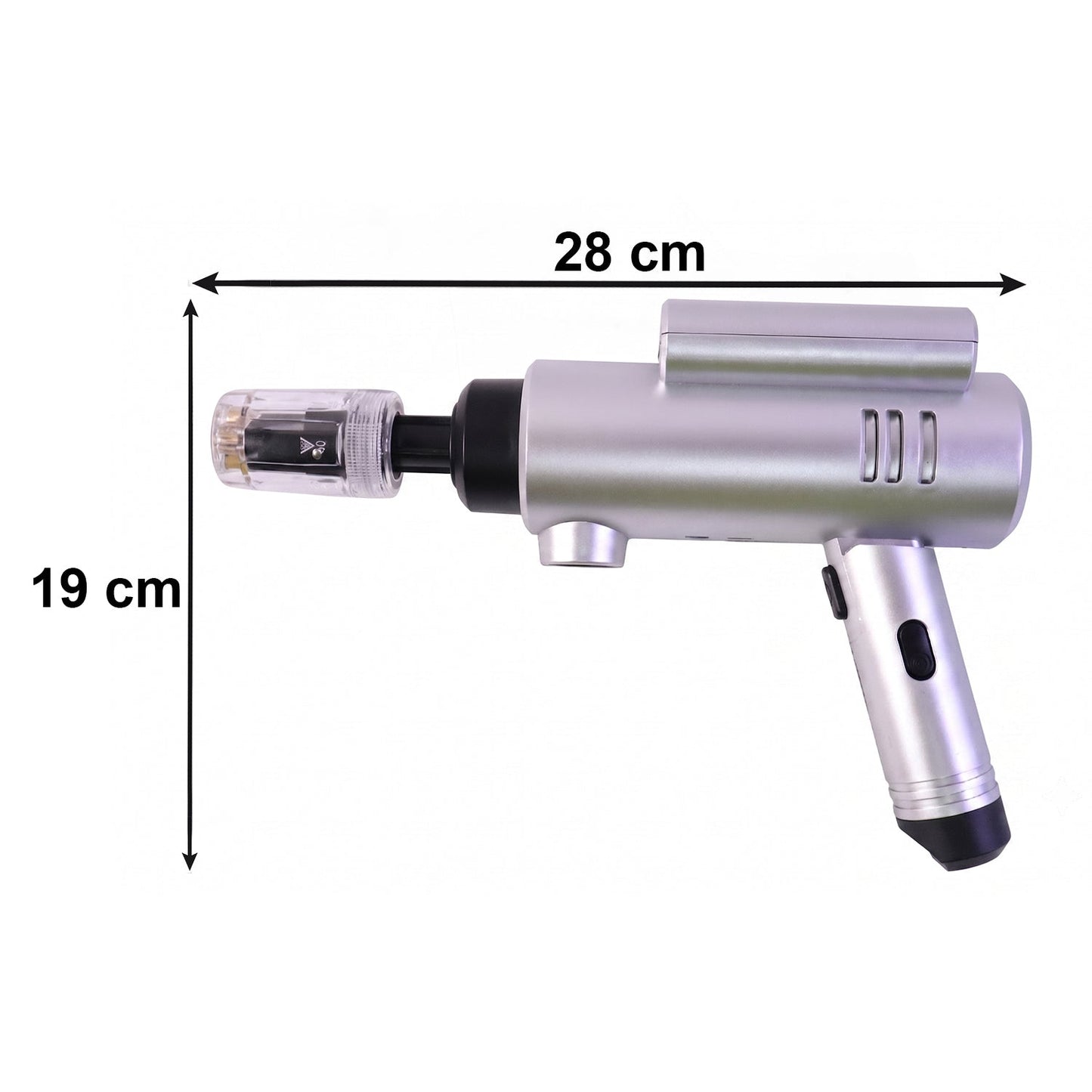Compact cordless pressure washer gun for outdoor cleaning tasks
