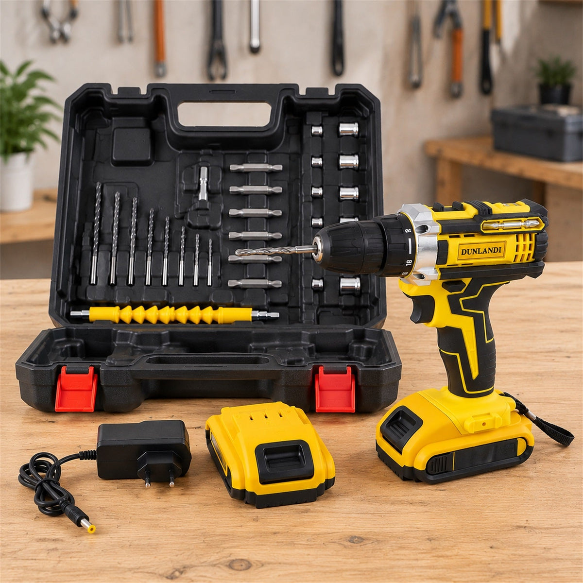 Power drill charger bits case