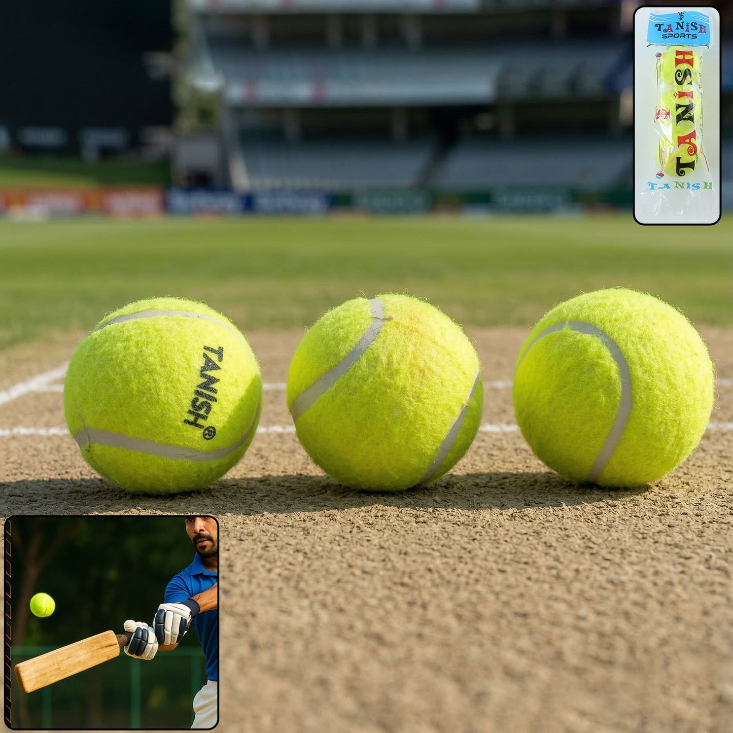 Premium-Quality Tennis Ball Set (3 Pc Set)