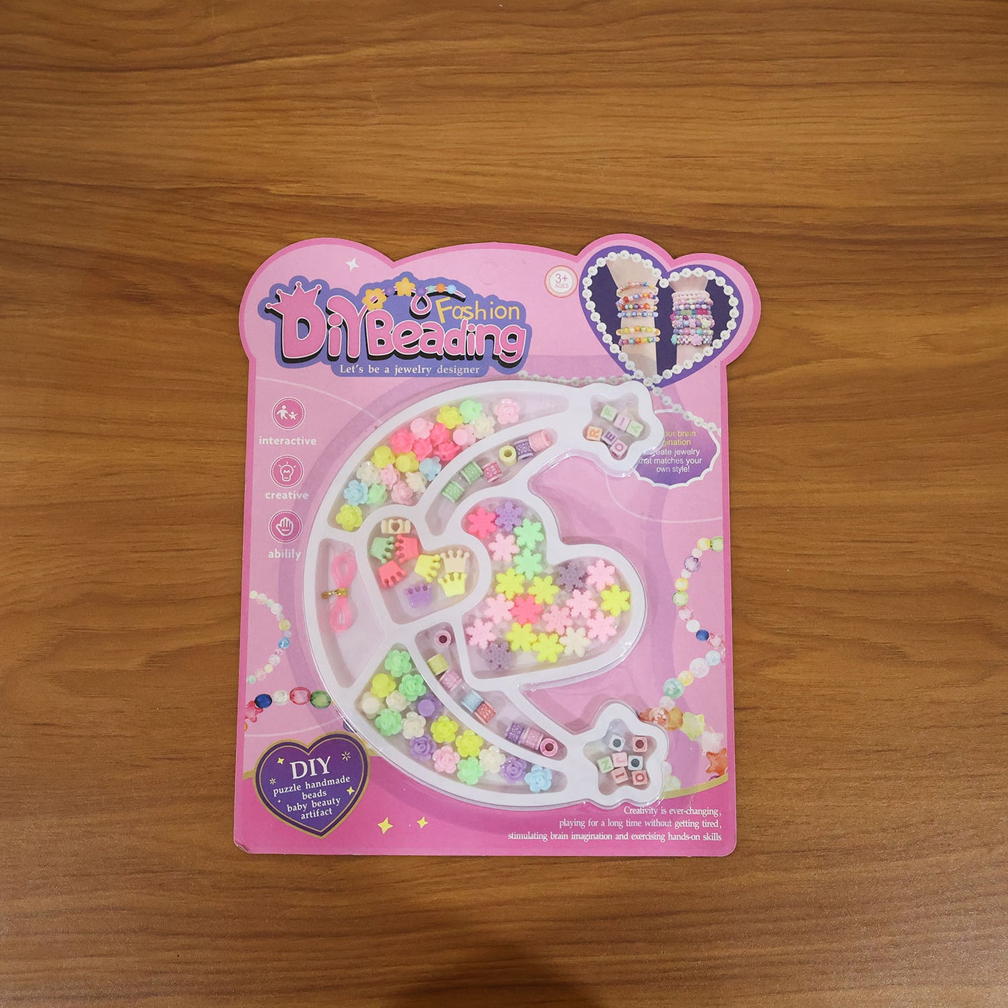 DIY Fashion Beading Jewellery Making Kit (1 Set)